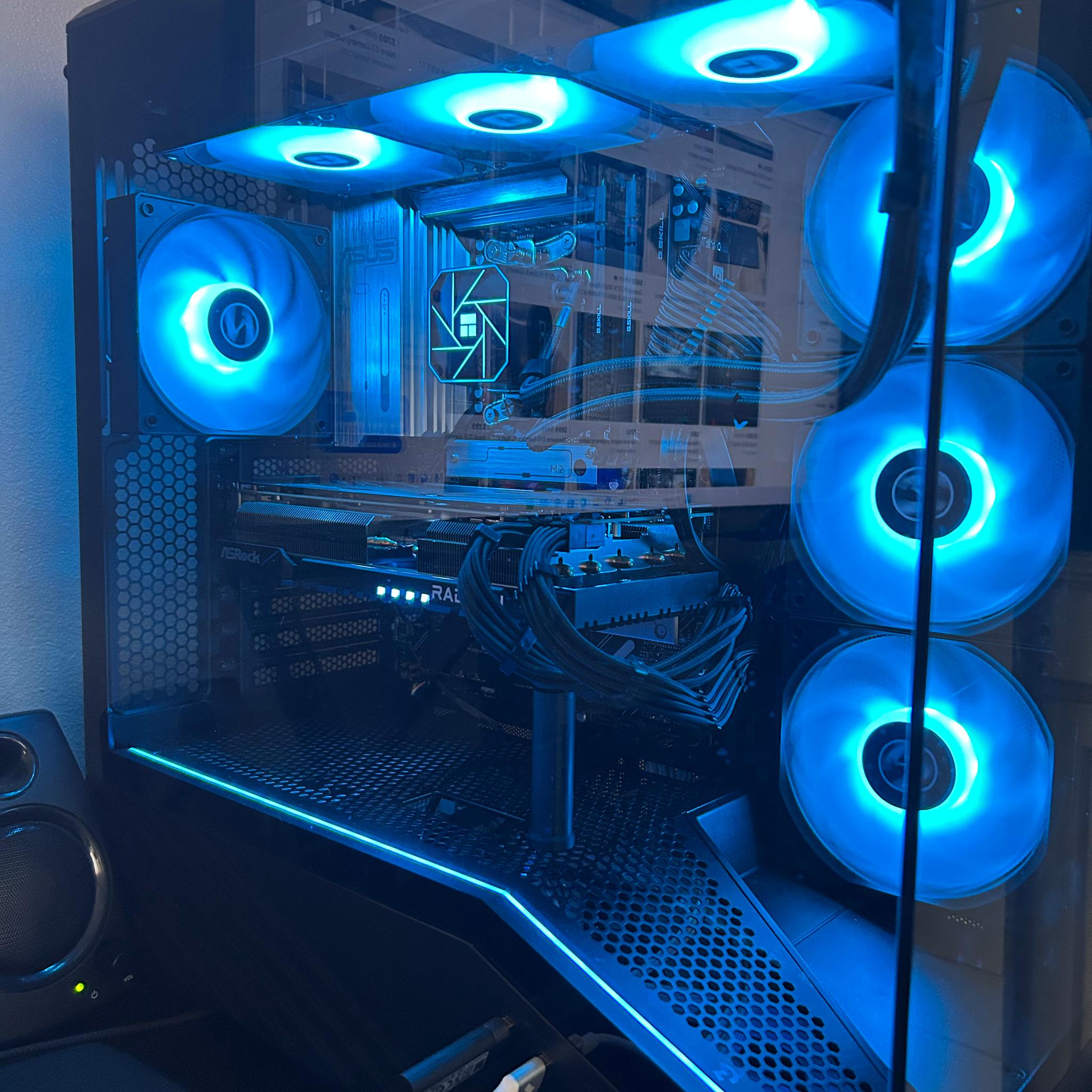 Ryzen 9 9850X3D / RX 7900 GRE / 32GB DDR5 / 360mm AIO / 1TB NVMe – High‑End Gaming & Dev PC