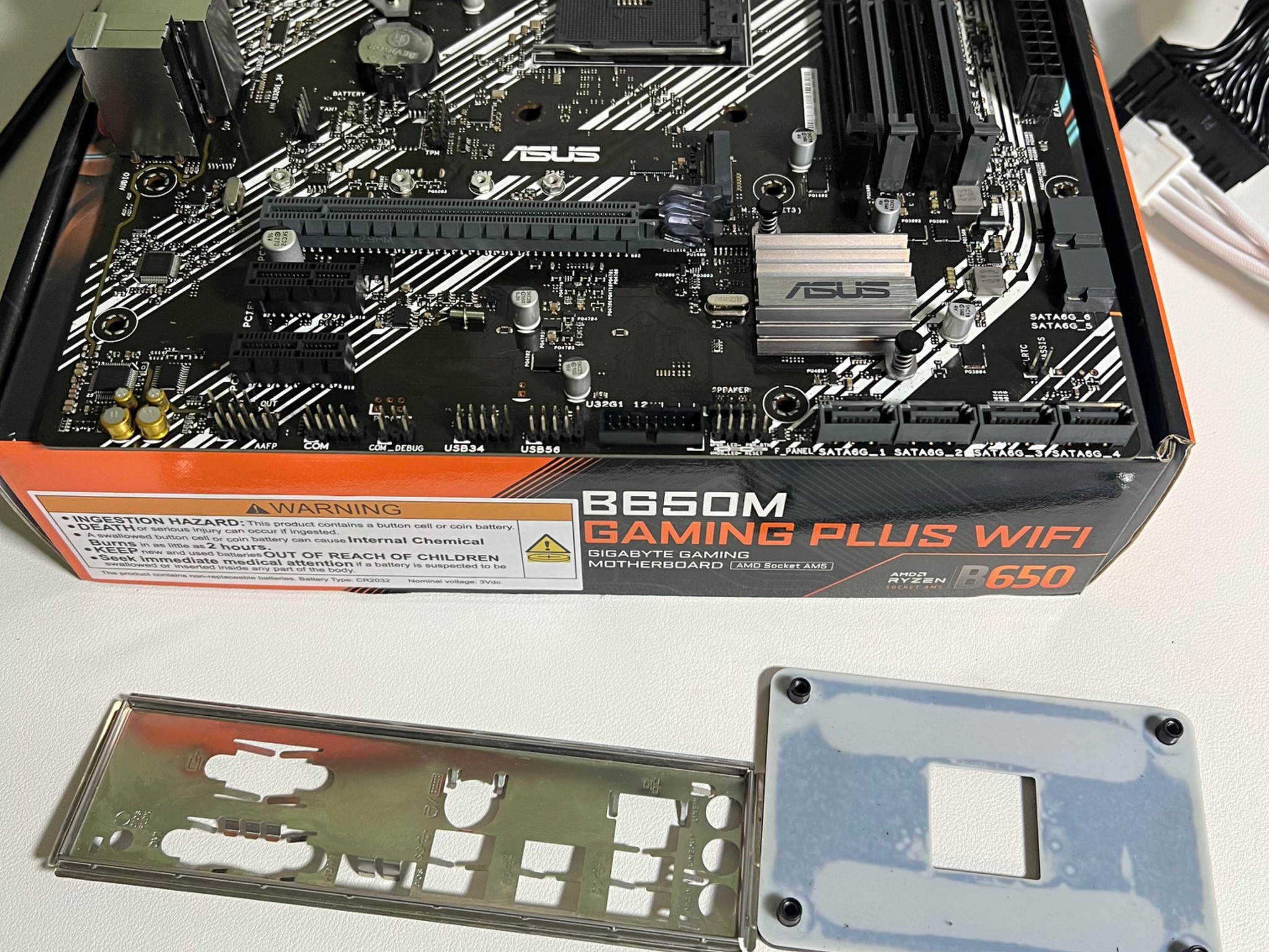 ASUS Prime B450M-A II AM4 Motherboard | FOR PARTS / BROKEN