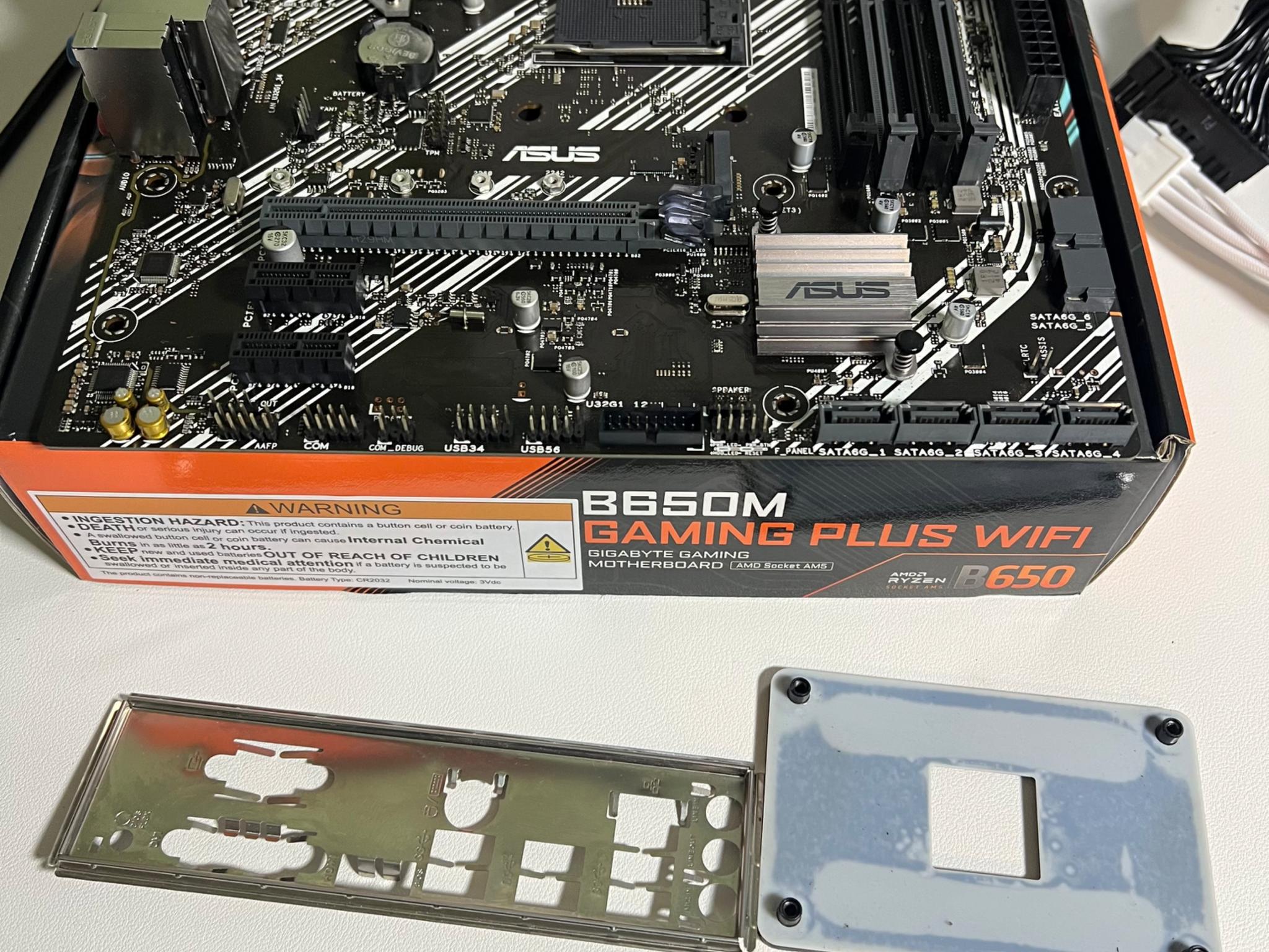 ASUS Prime B450M-A II AM4 Motherboard | FOR PARTS / BROKEN