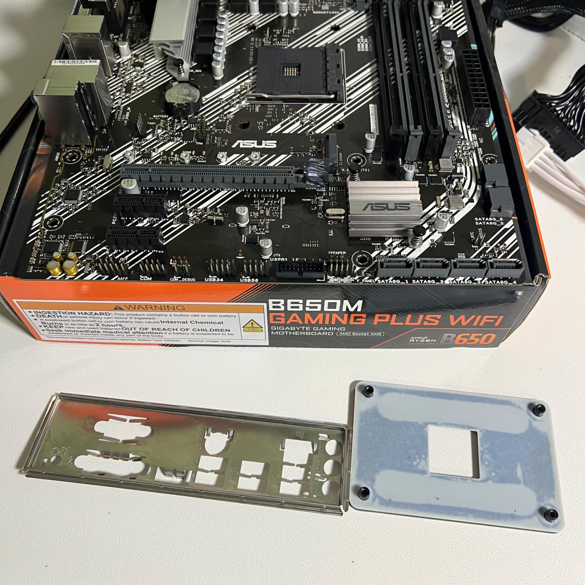 ASUS Prime B450M-A II AM4 Motherboard | FOR PARTS / BROKEN