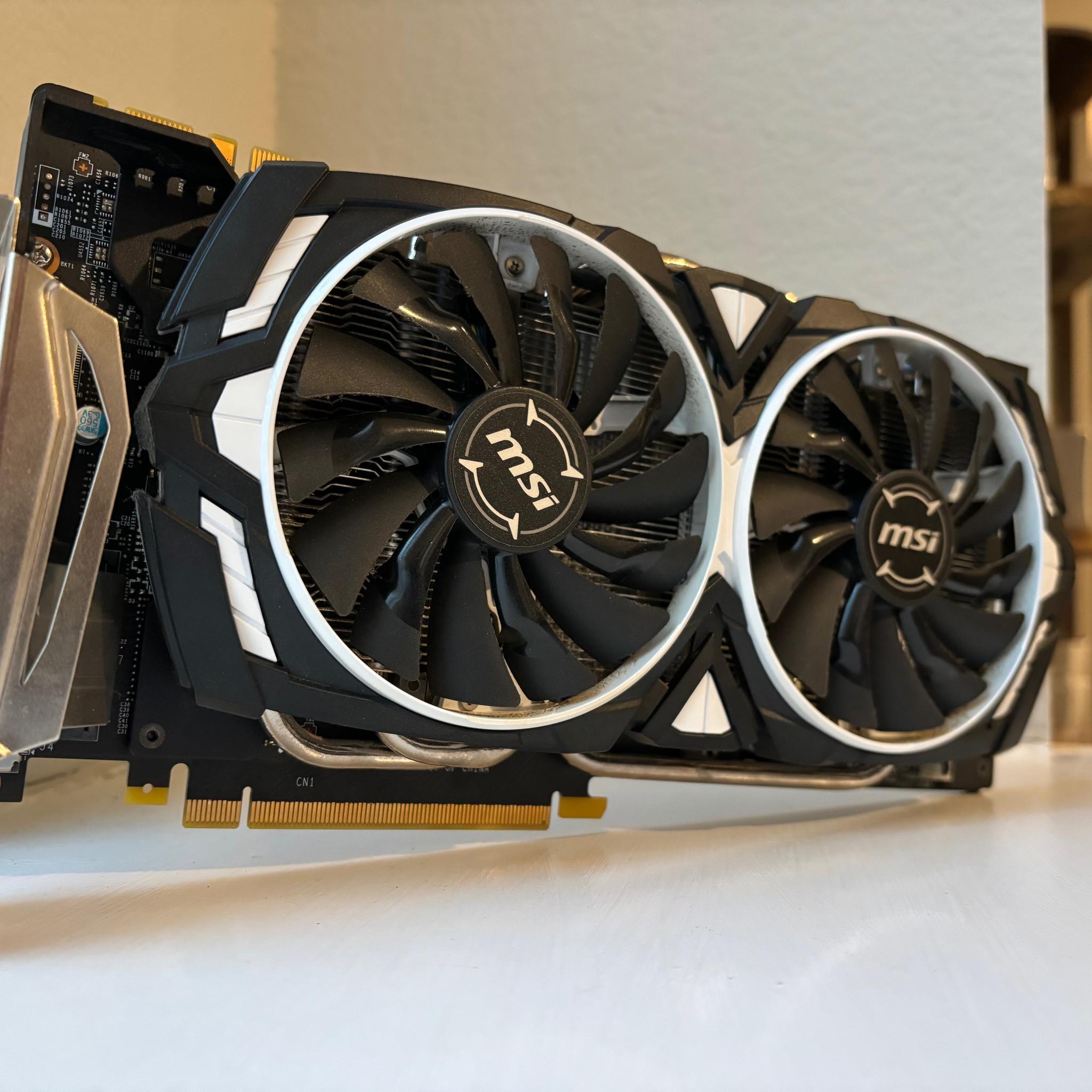 GeForce GTX 1070 ARMOR 8G VRAM OC (MSI)