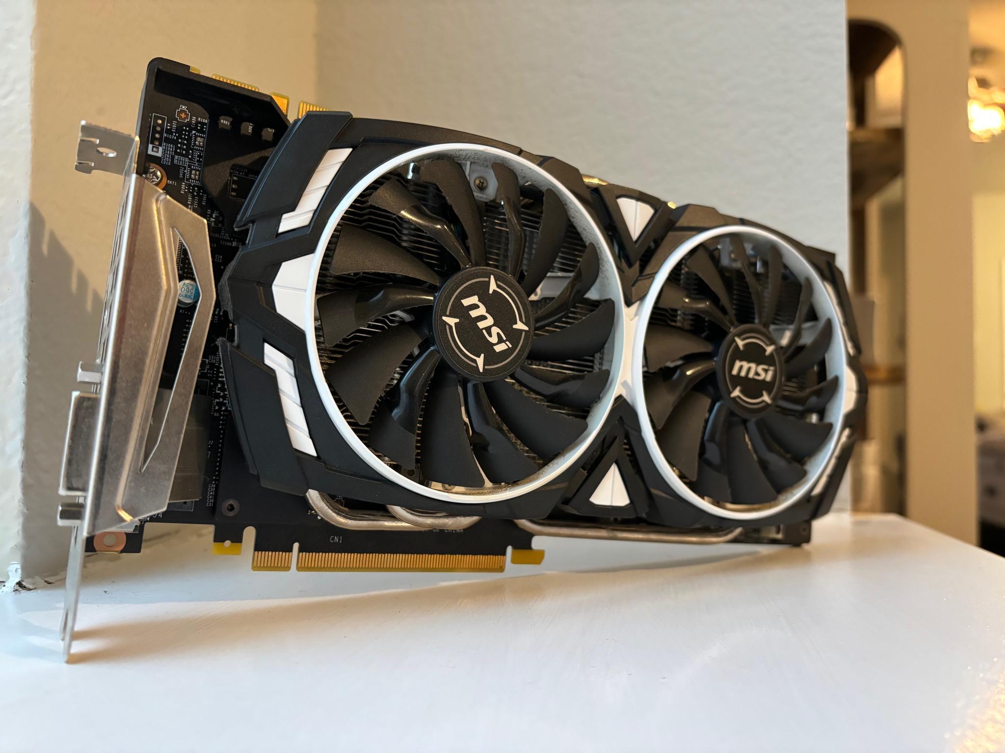GeForce GTX 1070 ARMOR 8G VRAM OC (MSI)