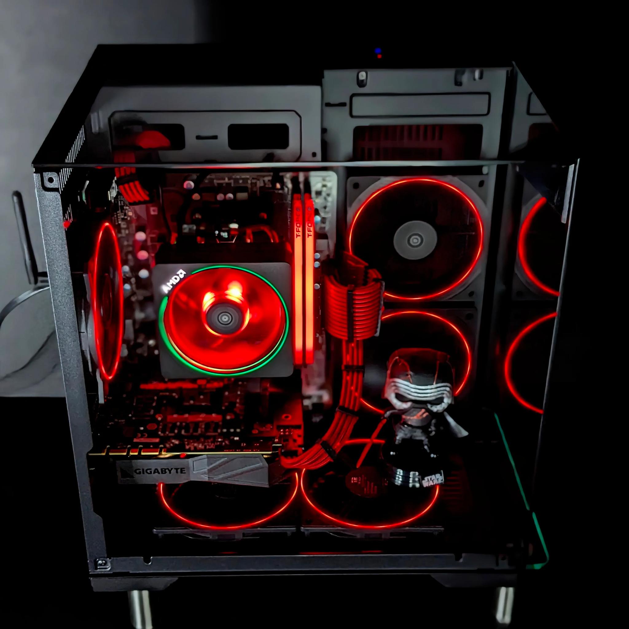 🔴The Supreme Leader⚫️GTX 1080 8GB⚫️Ryzen 5⚫️16GB TFORCE RAM⚫️1TB NVMe⚫️Windows 11(Fully Activated)