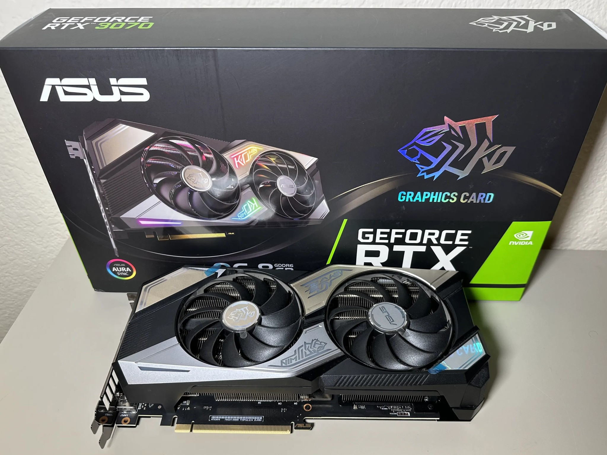 Asus RTX 3070 - ASUS KO RTX 3070 GAMING OC - Nvidia