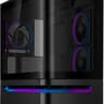 Title: ASUS Prime AP202 ARGB Panoramic mATX Case - Black – Like New