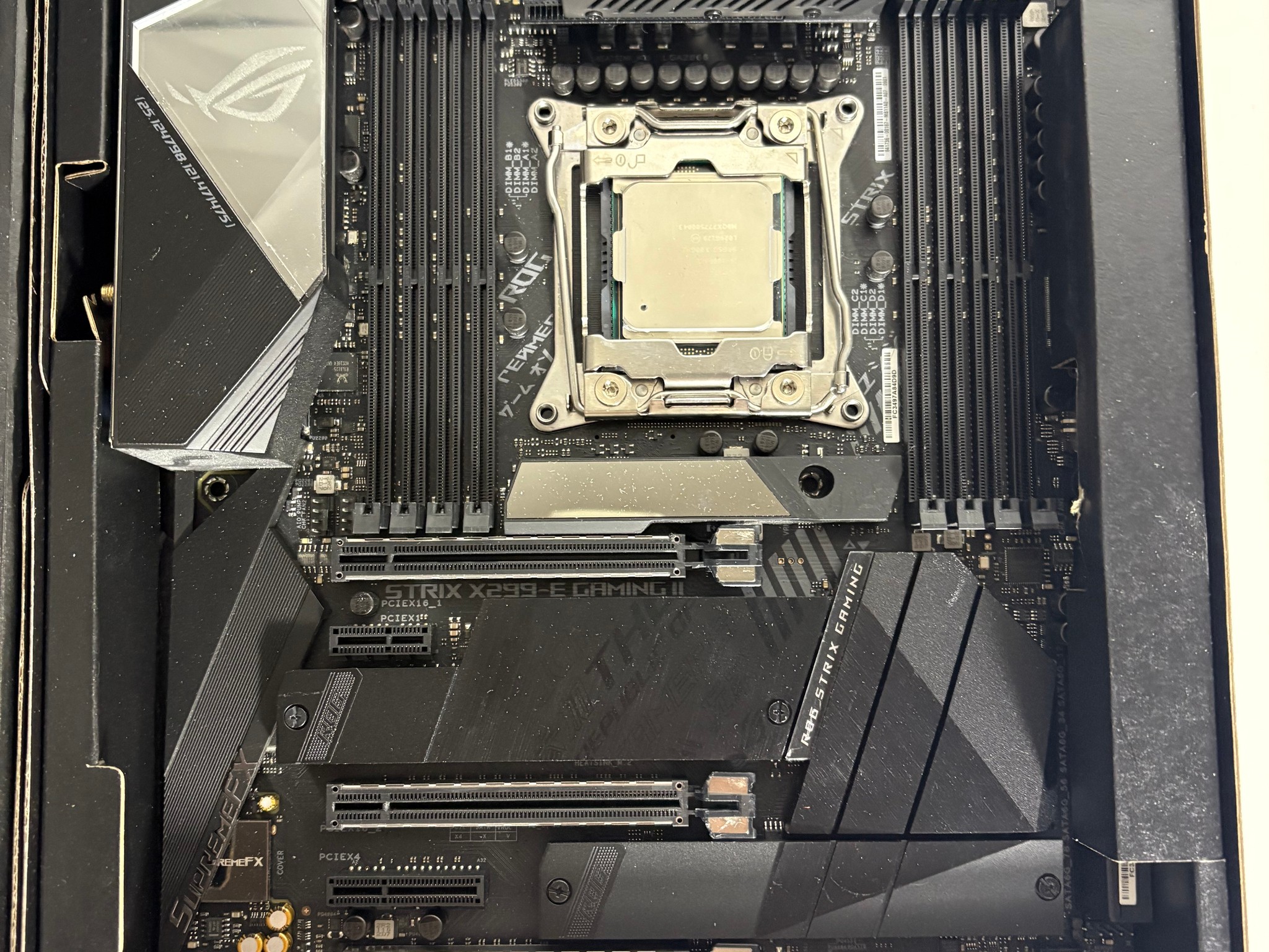 Workstation Combo: i9 10980XE (18 Cores, 36 Threads) and ASUS ROG X299-E Gaming II