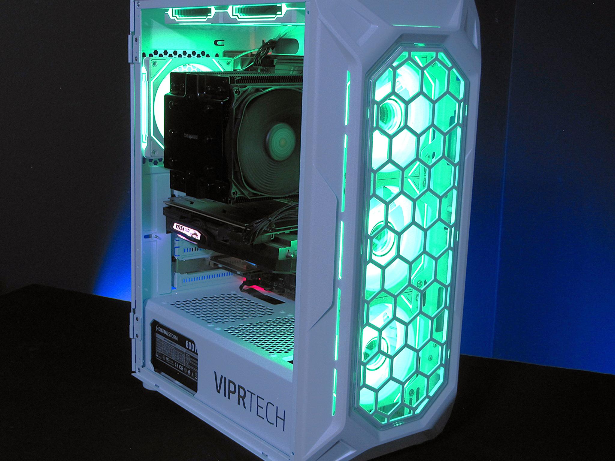 Custom Gaming PC Build, RTX 2060 Super 8GB, i7-9700, 32GB RAM, 1TB SATA SSD, 600W PSU, 6x RGB fans