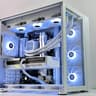 🧊Frozen 🧊Gaming PC❄️Nvidia RTX 4070 12GB❄️Intel 12600KF 10-core❄️32GB DDR4❄️1TB NVME