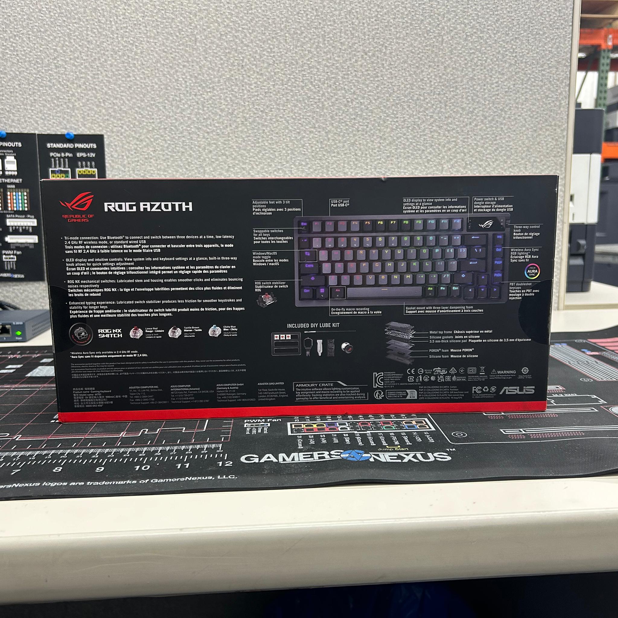 *SALE* Asus ROG Azoth 75% Gaming Keyboard (NX RED)