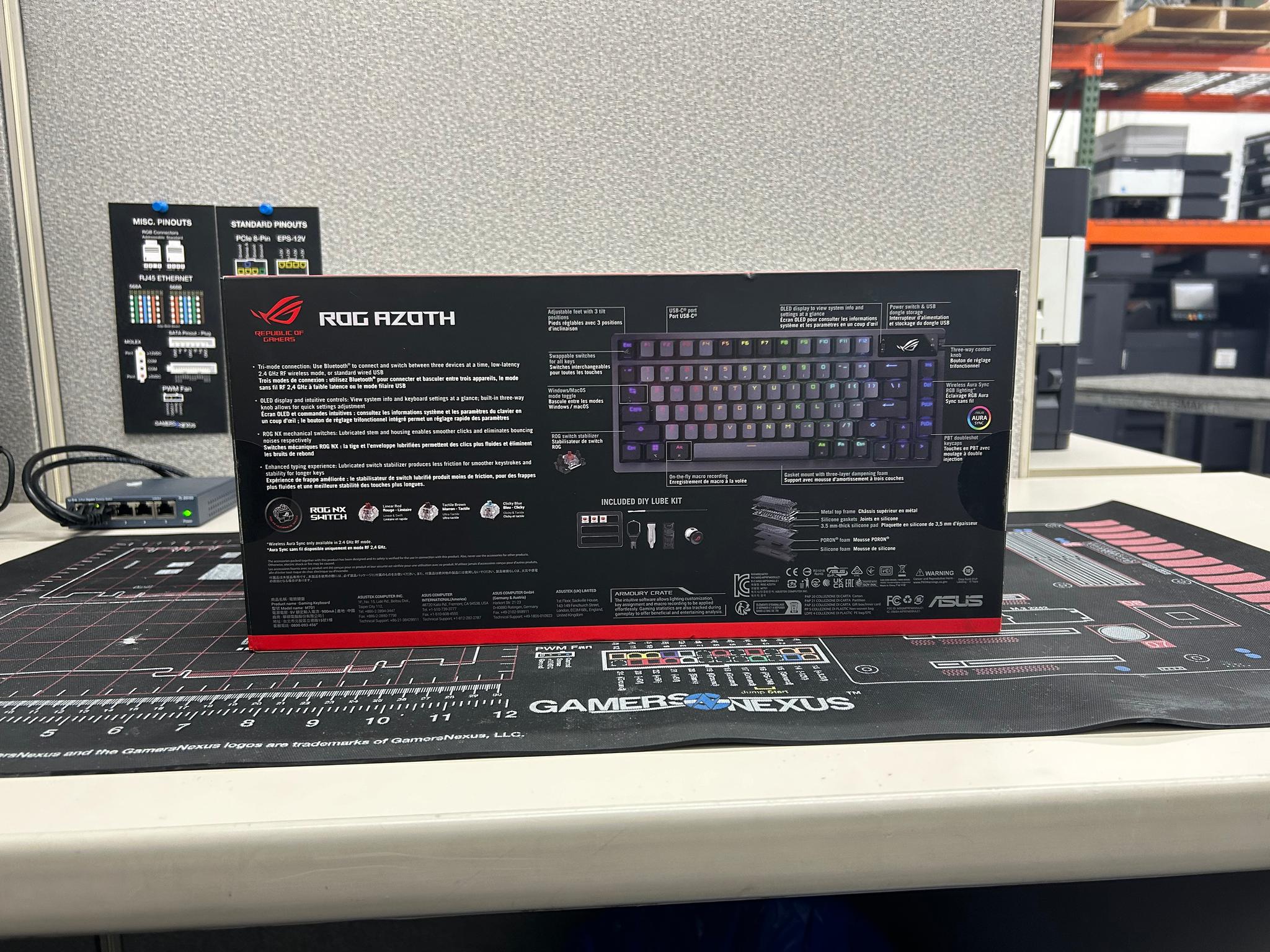 *SALE* Asus ROG Azoth 75% Gaming Keyboard (NX RED)