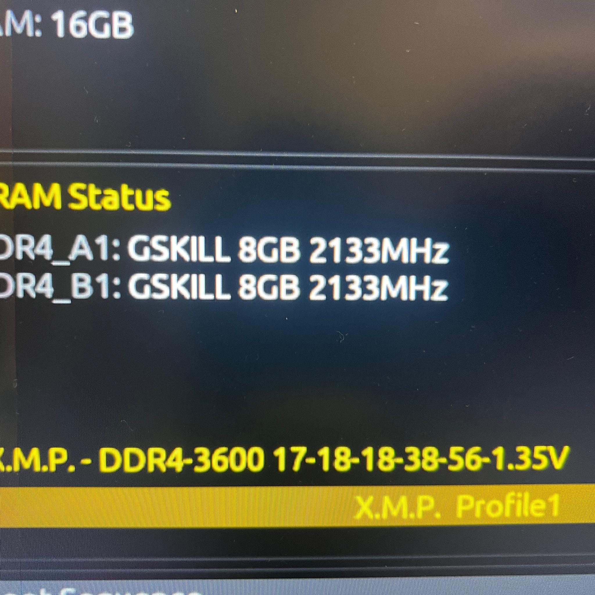 16GB (2x8GB) DDR4-3600MHz CL17 G.SKILL Trident RGB Memory Kit