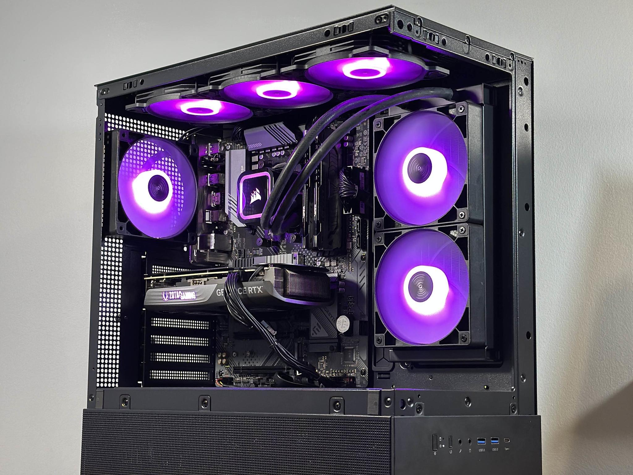 RTX 4070 12GB | Ryzen 7 5700X | 32GB DDR4 | 1TB SSD | Win11 | WIFI+BT | 1440P/4K Gaming PC