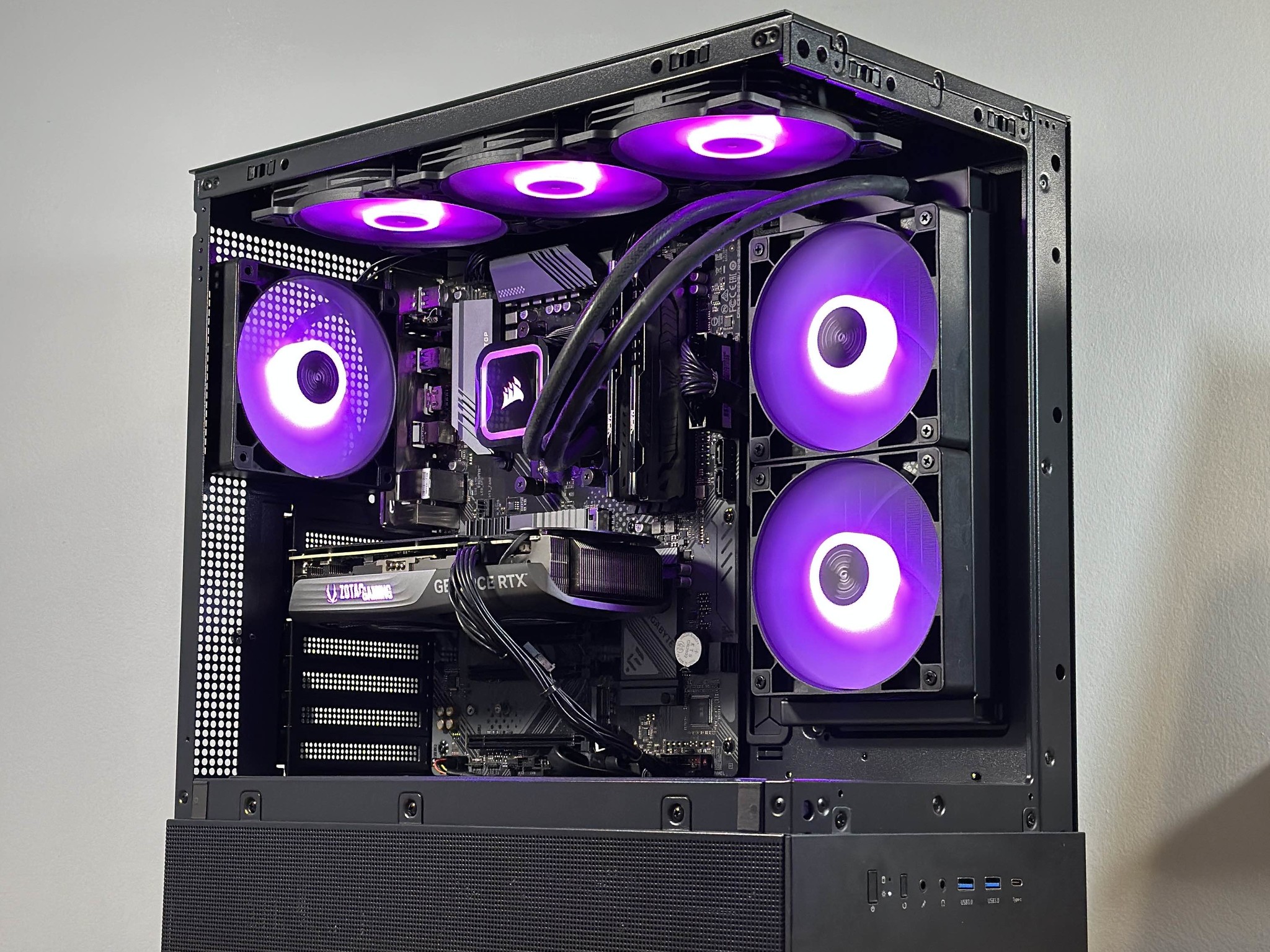RTX 4070 12GB | Ryzen 7 5700X | 32GB DDR4 | 1TB SSD | Win11 | WIFI+BT | 1440P/4K Gaming PC