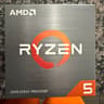 AMD Ryzen 5 5500 6-Core 12-Thread AM4 CPU NEW SEALED Box + Wraith Cooler