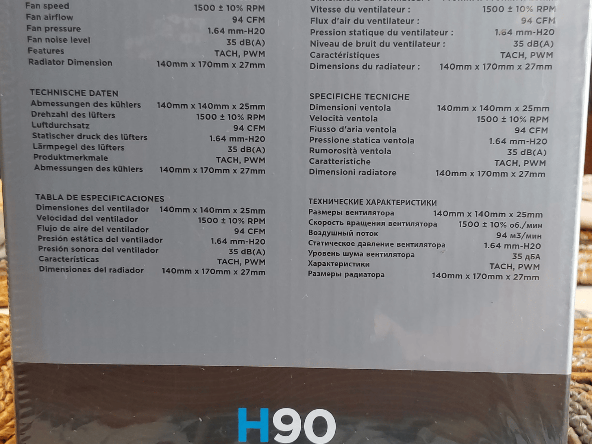 NEW Corsair Hydro Series H90 140mm Liquid CPU Cooler (Model CW-9060013-WW)