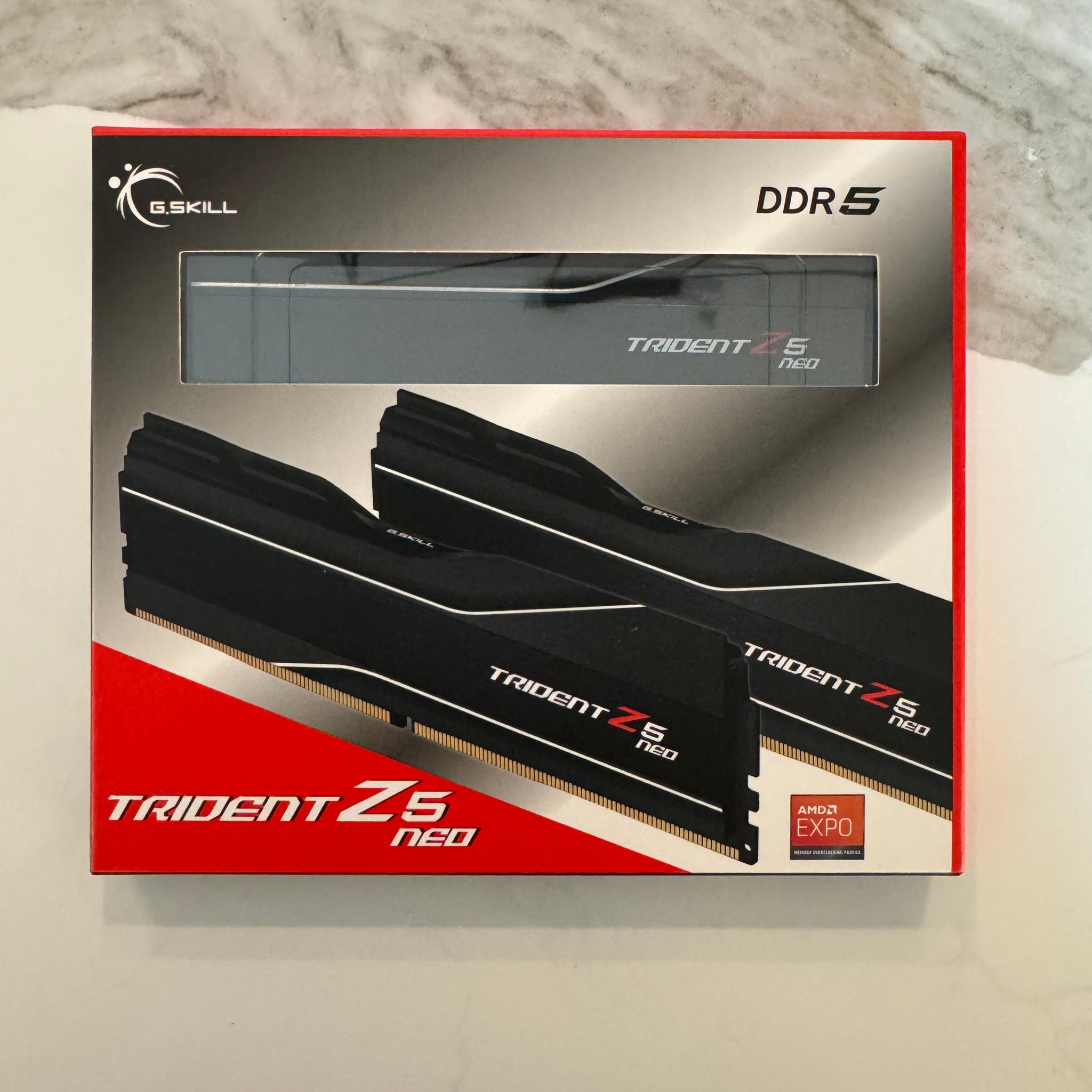 NIB Trident Z5 Neo 64gb 6000mt/s CL30 BLACK