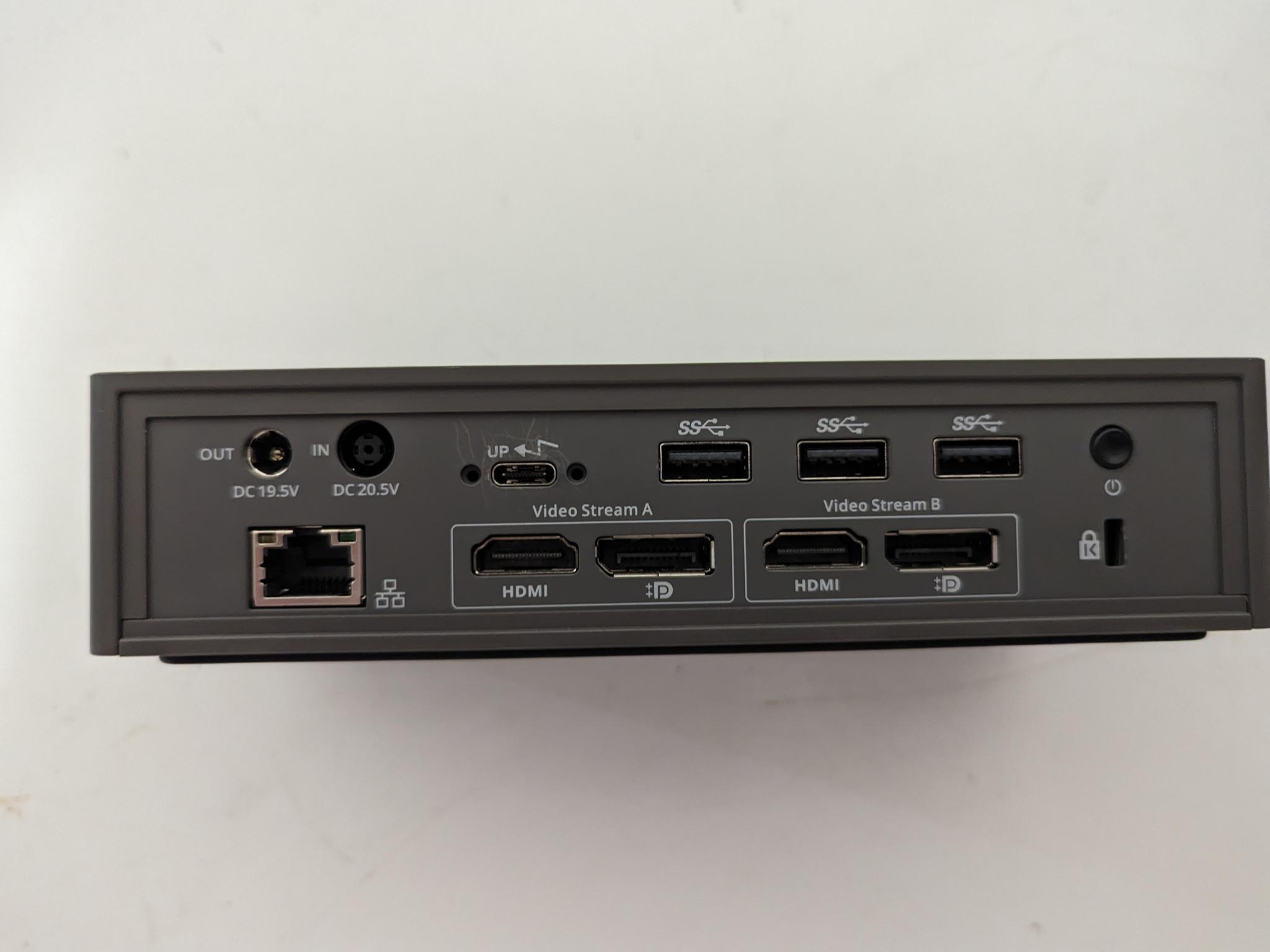 Targus Dock 190 USB-C Universal DV4K Docking Station with power adapter