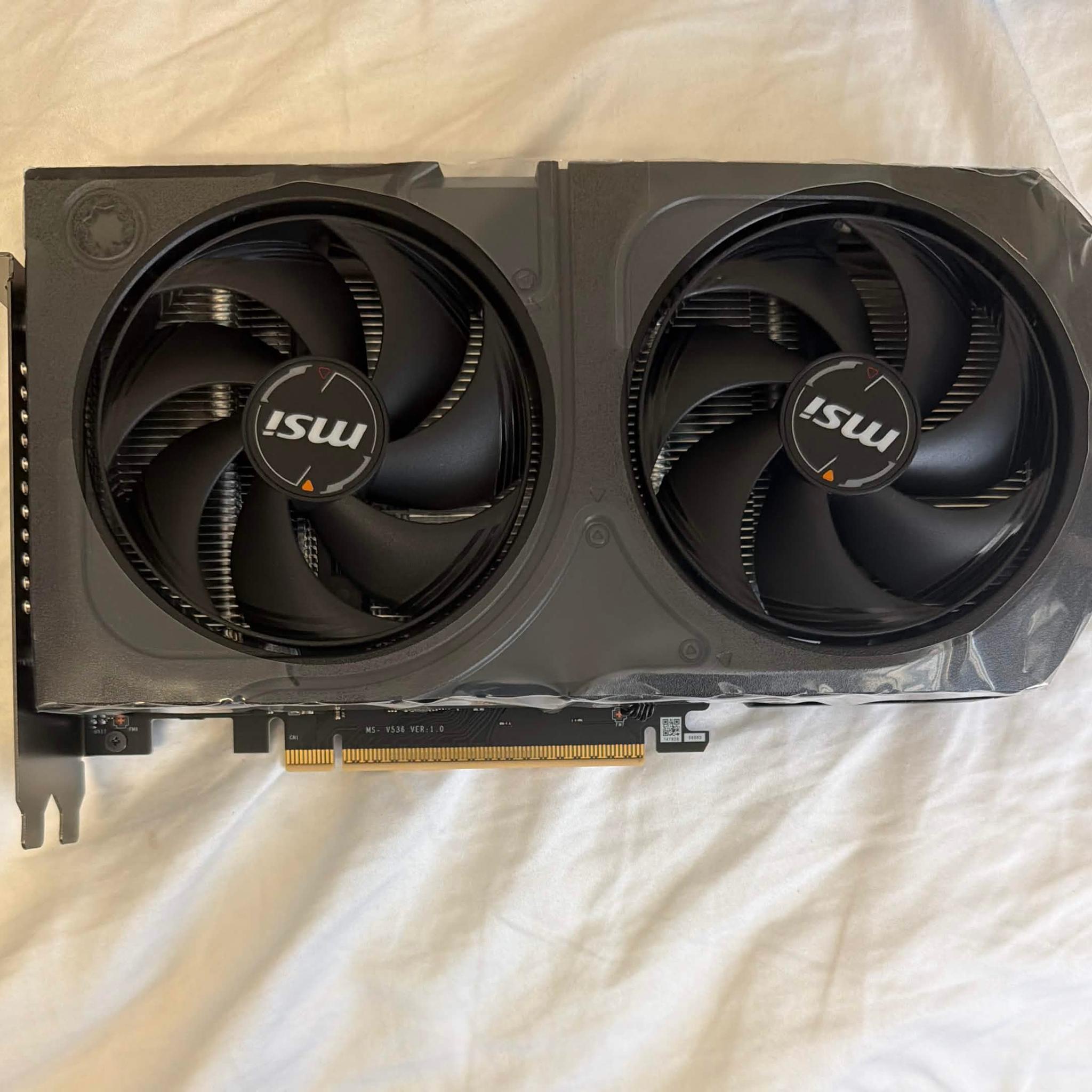 MSI GeForce RTX 5060 Ti 8G SHADOW 2X OC PLUS