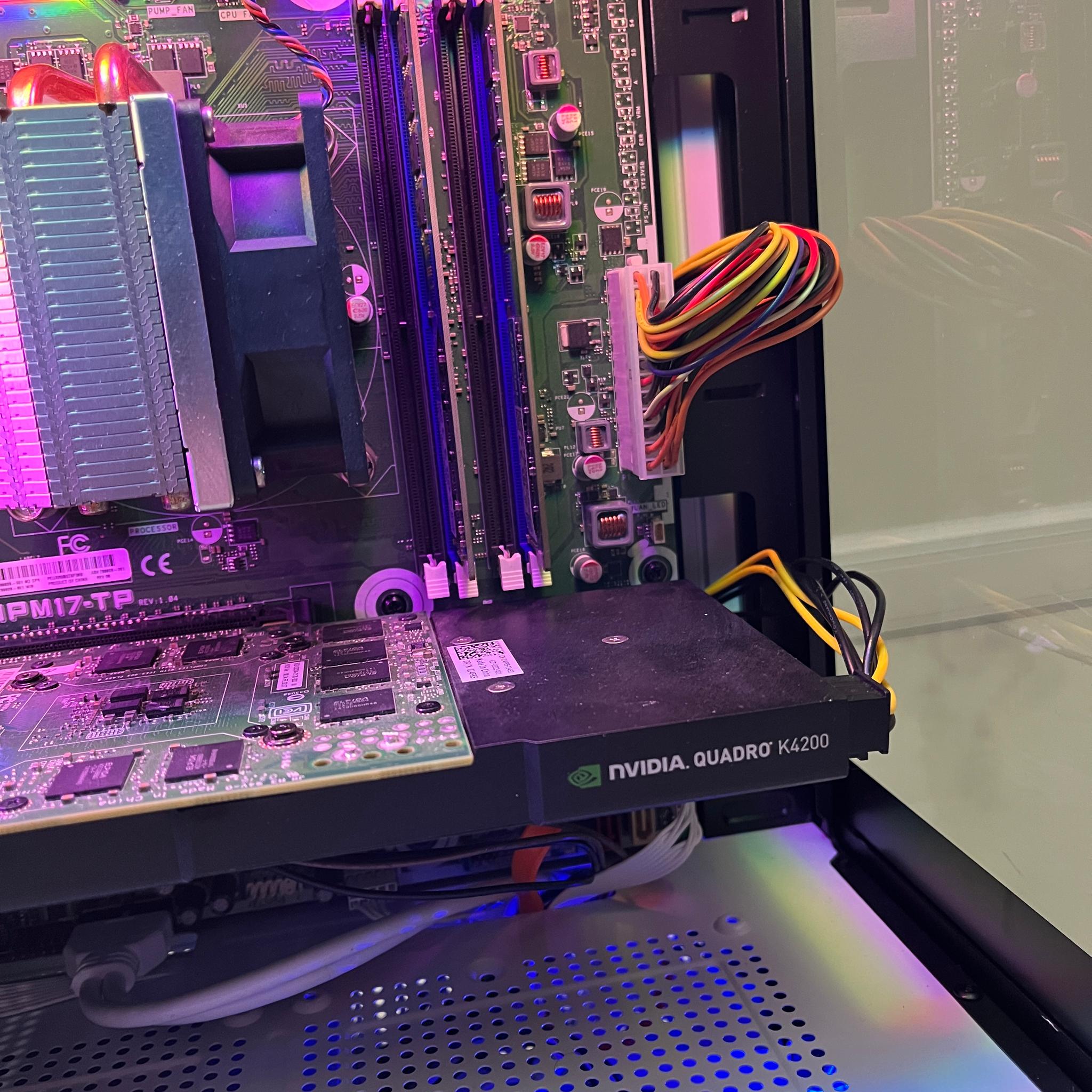 Budget Gaming PC - Intel i5-6400, NVIDIA 4GB GPU, 12GB RAM, 256GB SSD, w/ Wi-Fi & BT