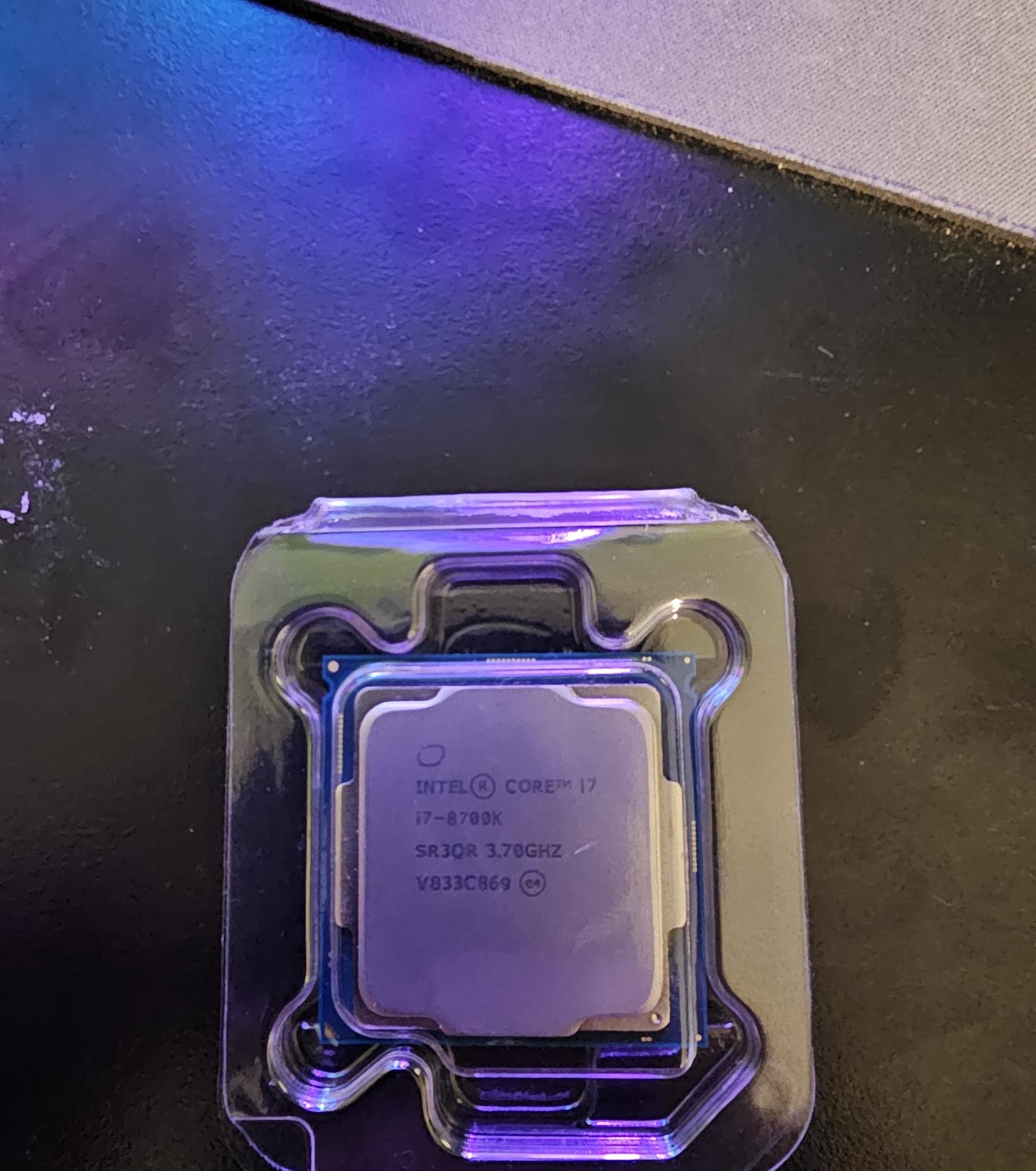 Intel i7-8700k 3.70GHz CPU