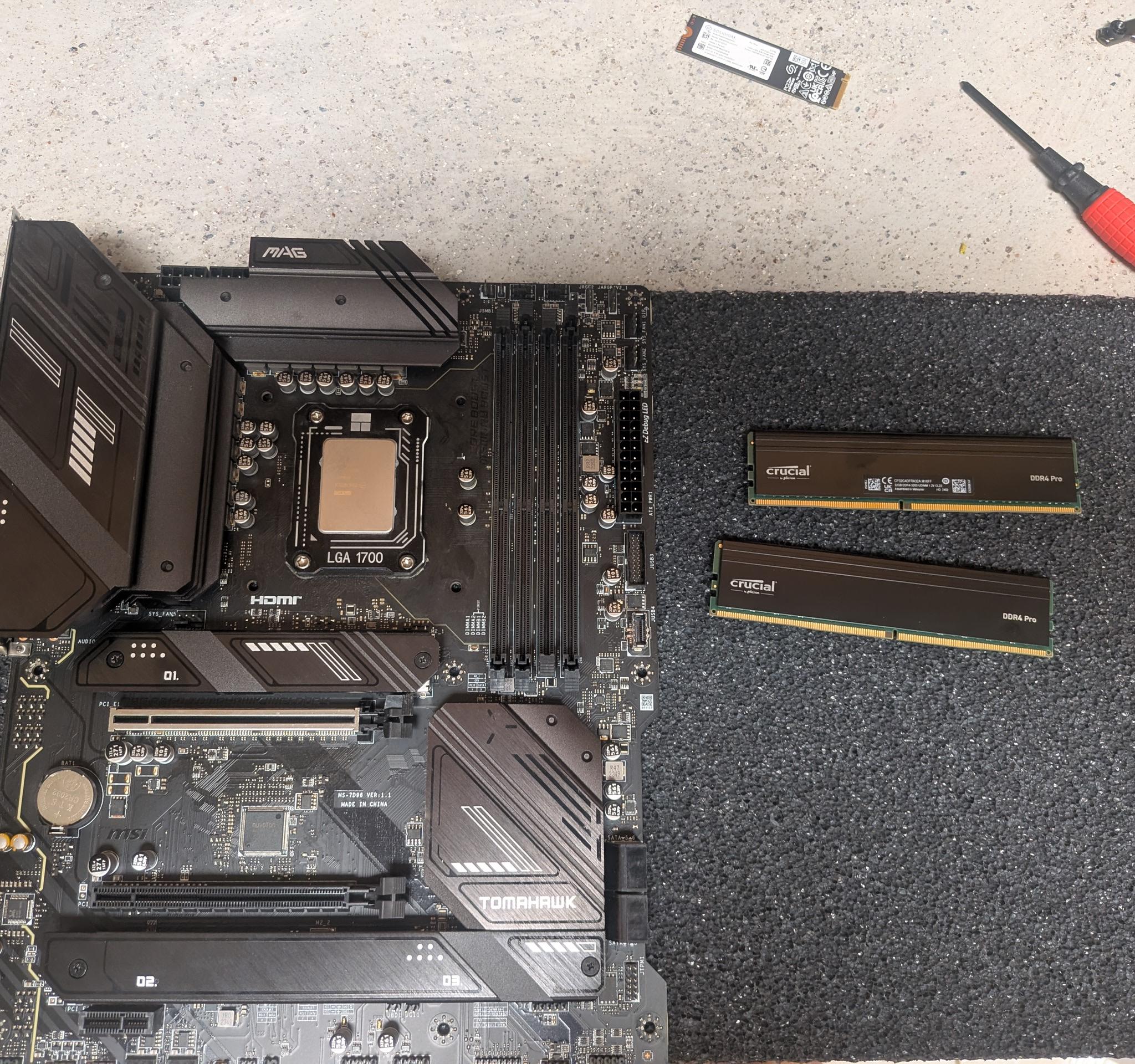 MSI Mag B760 combo