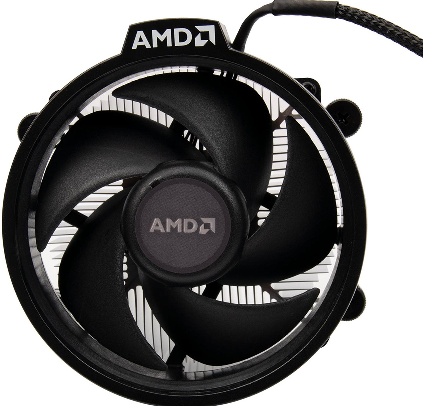 AMD Wraith Stealth Socket AM4 4-Pin Connector CPU Cooler with Aluminum Heatsink