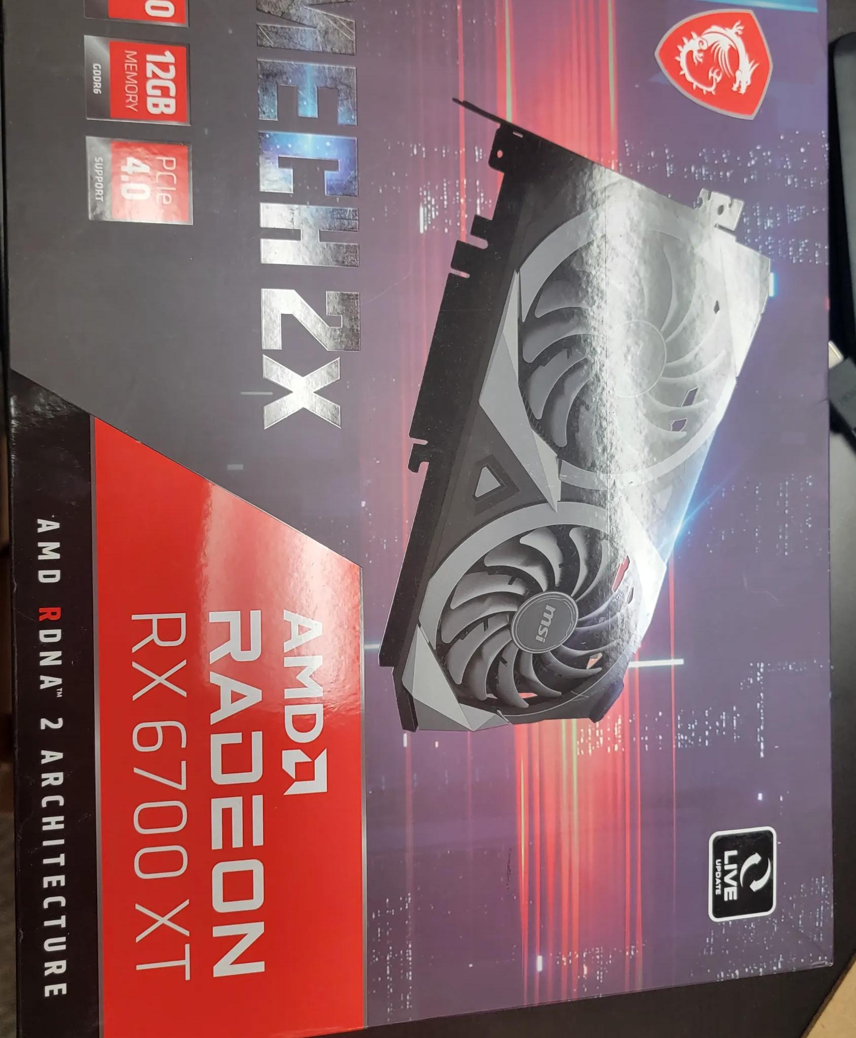 MSI MECH 2X AMD RADEON 6700XT DUAL FAN