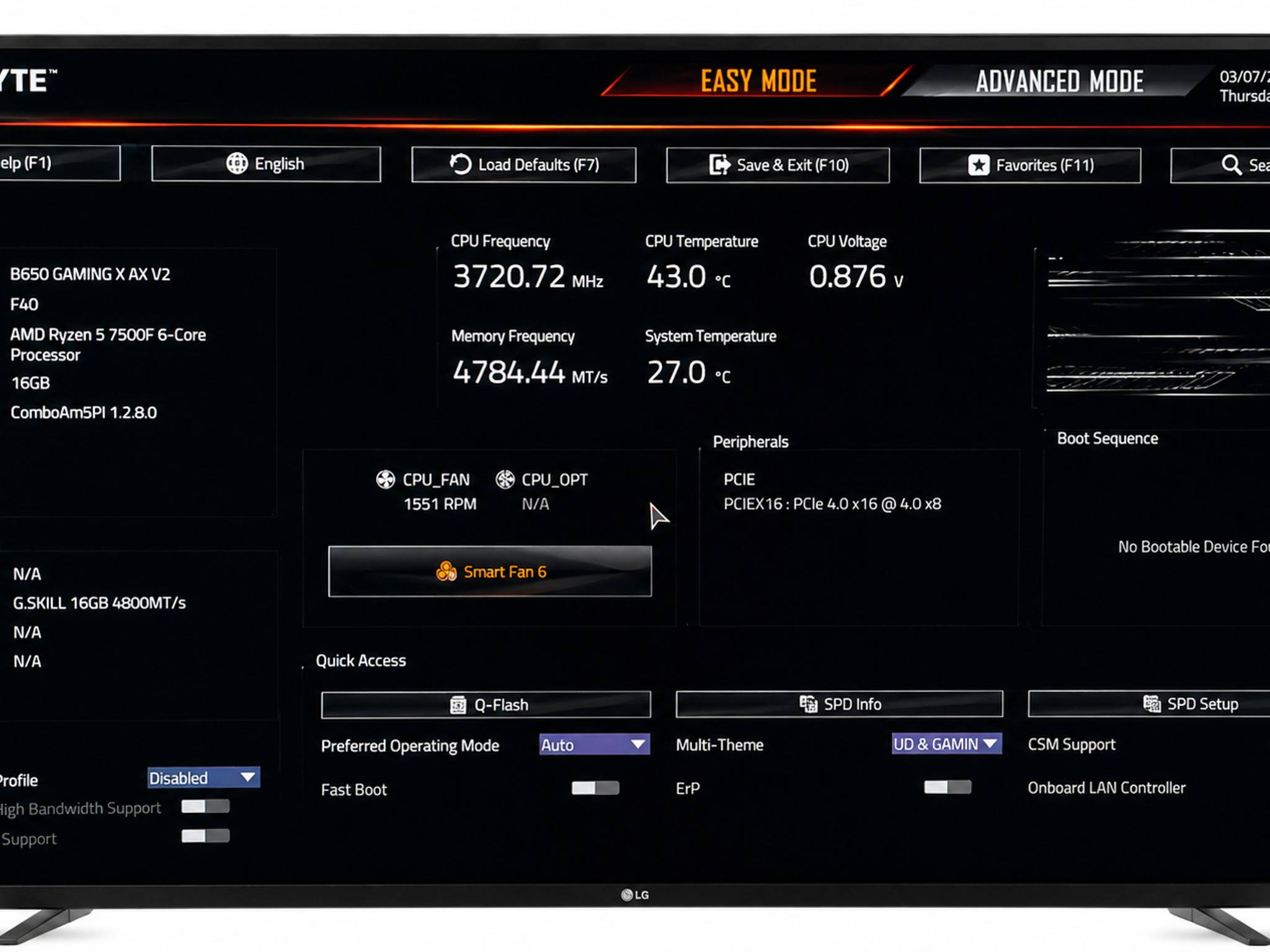 AMD Ryzen 5 7500F & Gigabyte B650 GAMING X AX V2 Bundle!