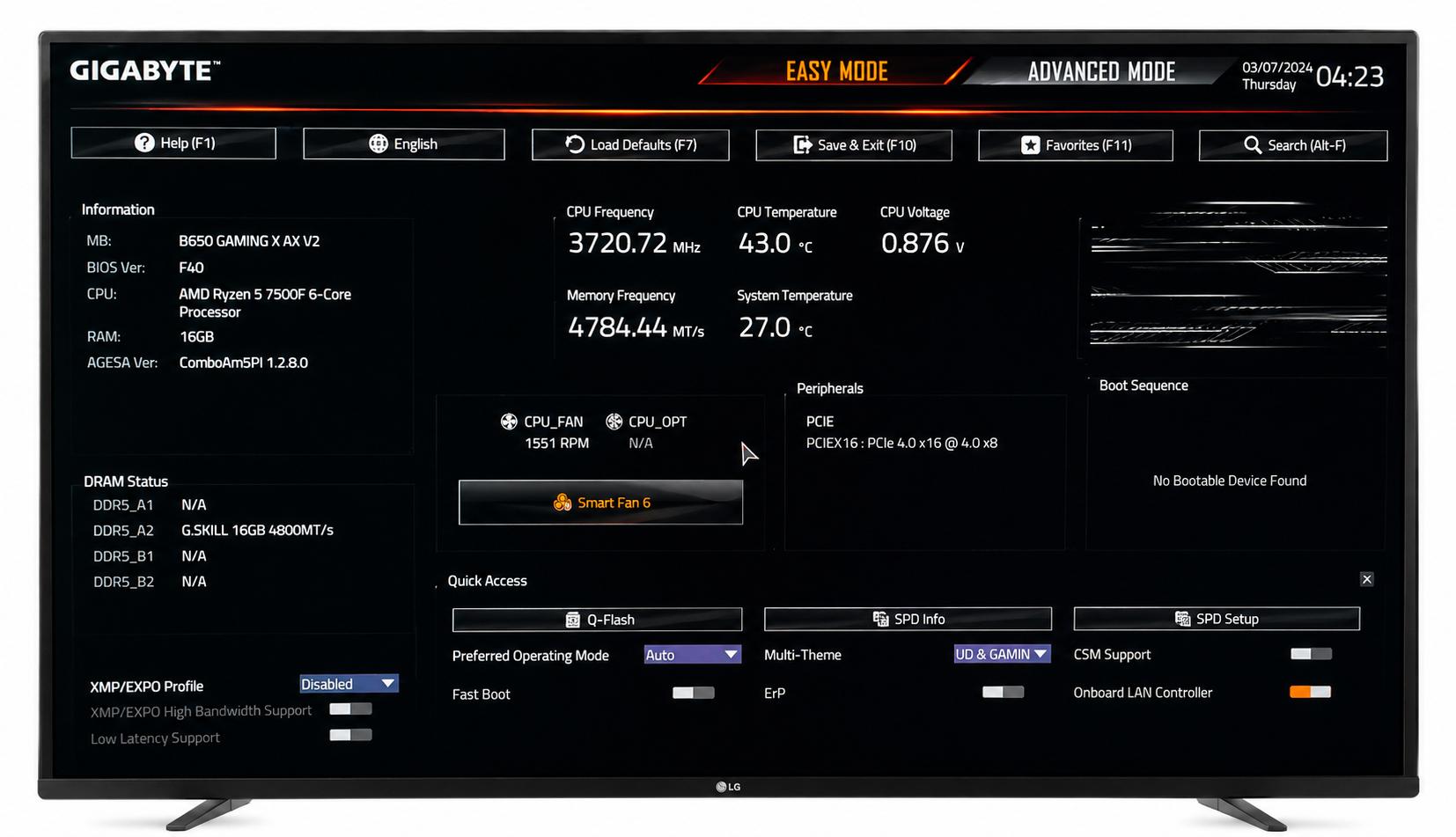 AMD Ryzen 5 7500F & Gigabyte B650 GAMING X AX V2 Bundle!