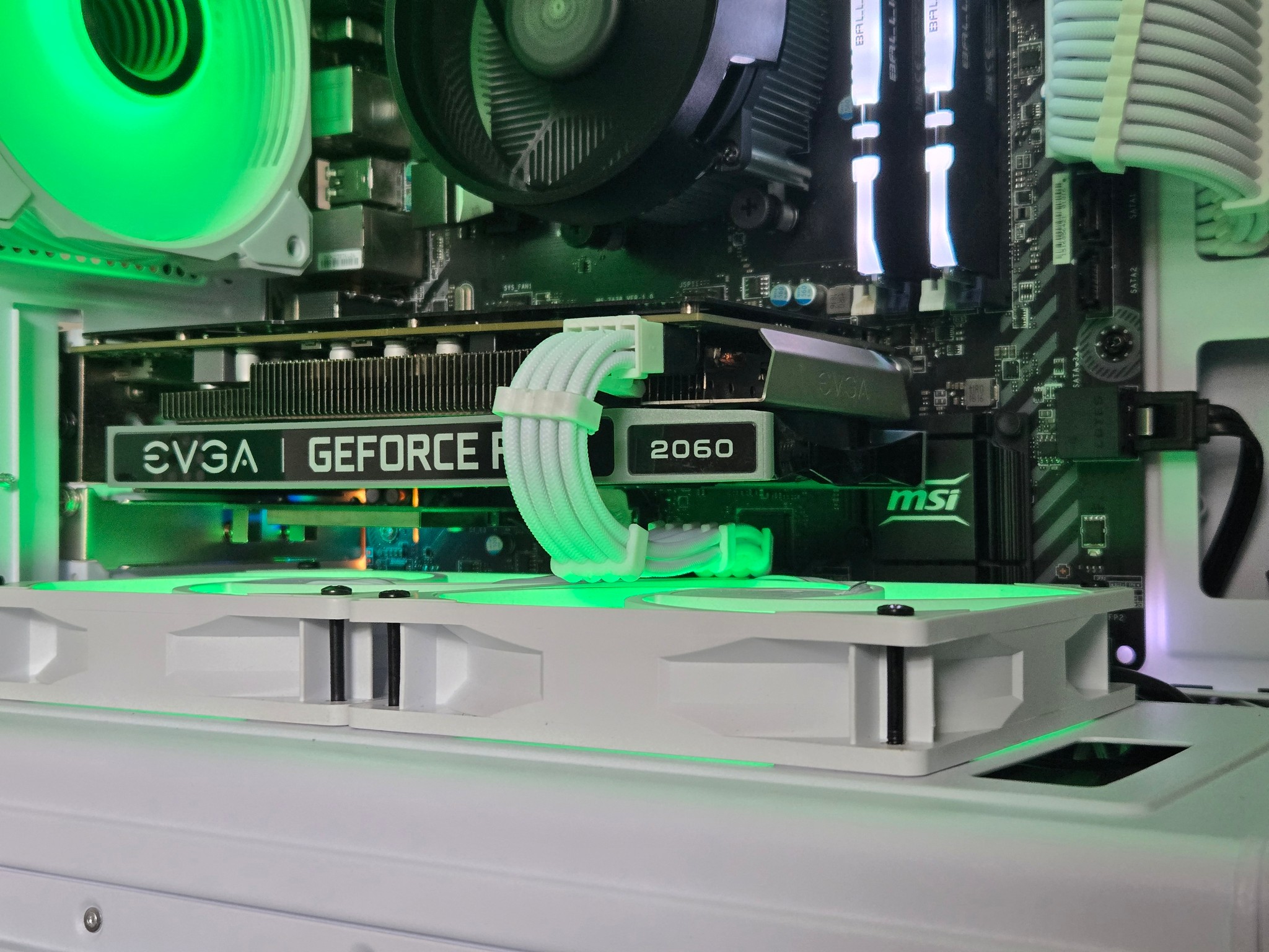 White RGB Gaming PC | R5 2600 | RTX 2060 6GB | 16GB | 1TB | ARGB | Wi-Fi + BT | 550W 80+ Gold