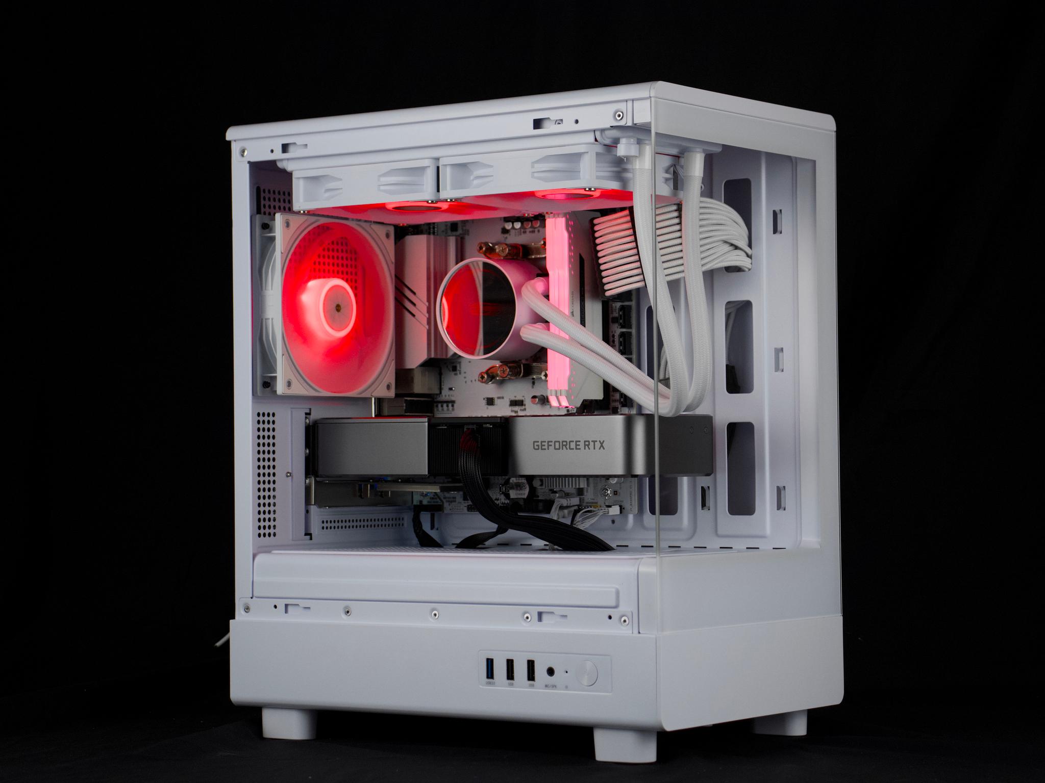 🧊❄️🧊 White Gaming PC – RTX 3070 TI, Ryzen 5 5600, 16GB RAM, 1TB NVMe SSD - WiFi, BlueTooth 🧊❄️🧊
