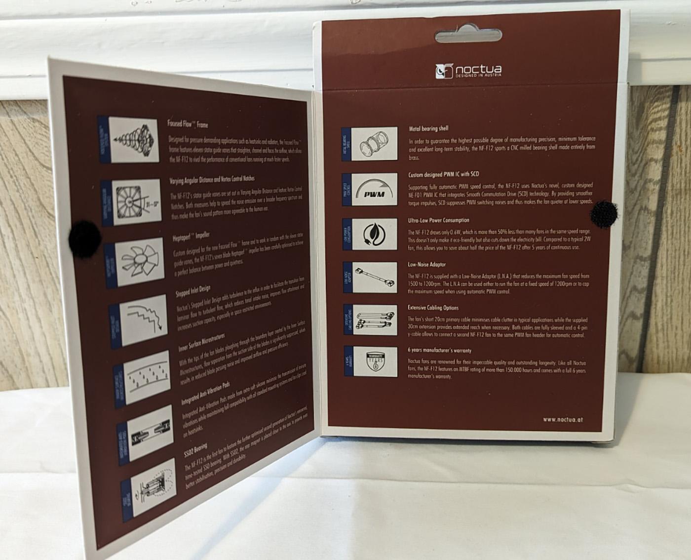 Noctua NF-F12 PWM 120mm Case/Heatsink Fans
