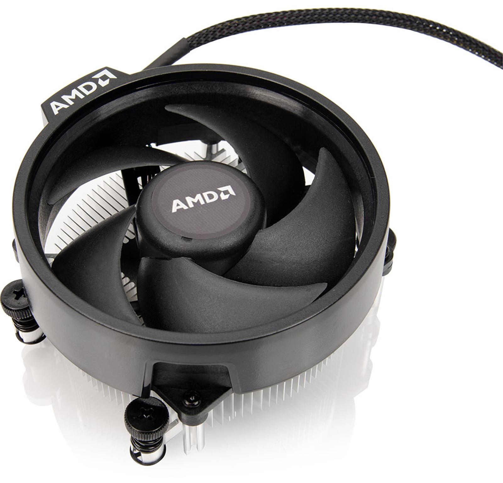 AMD Wraith Stealth Socket AM4 4-Pin Connector CPU Cooler with Aluminum Heatsink