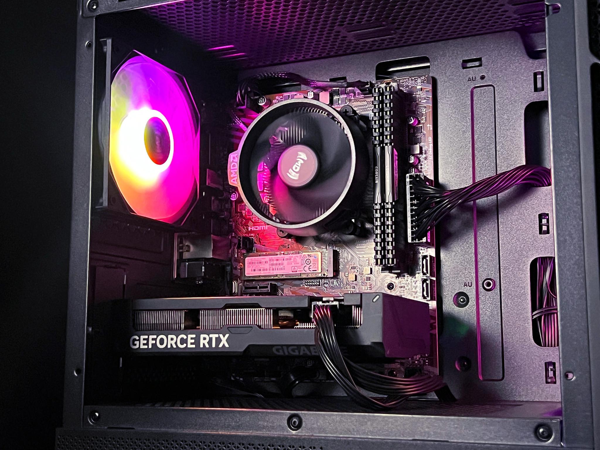🔥 Stealth Gaming PC - RTX 4060 Ti 8gb, Ryzen 7 2700x, 16gb, 512gb NVME