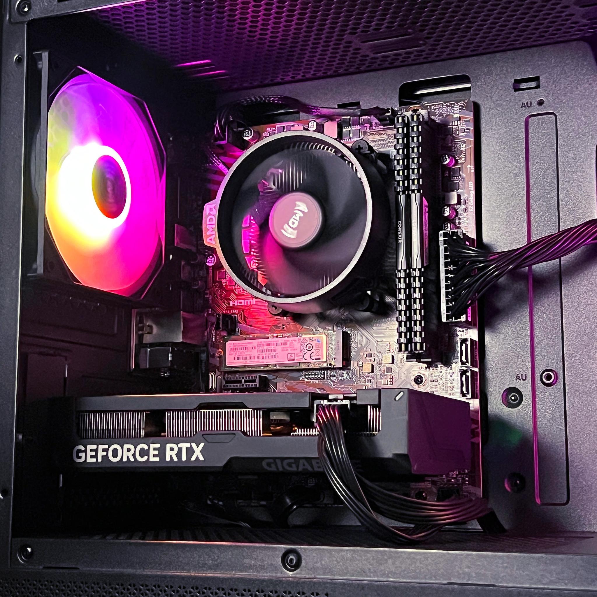 🔥 Stealth Gaming PC - RTX 4060 Ti 8gb, Ryzen 7 2700x, 16gb, 512gb NVME