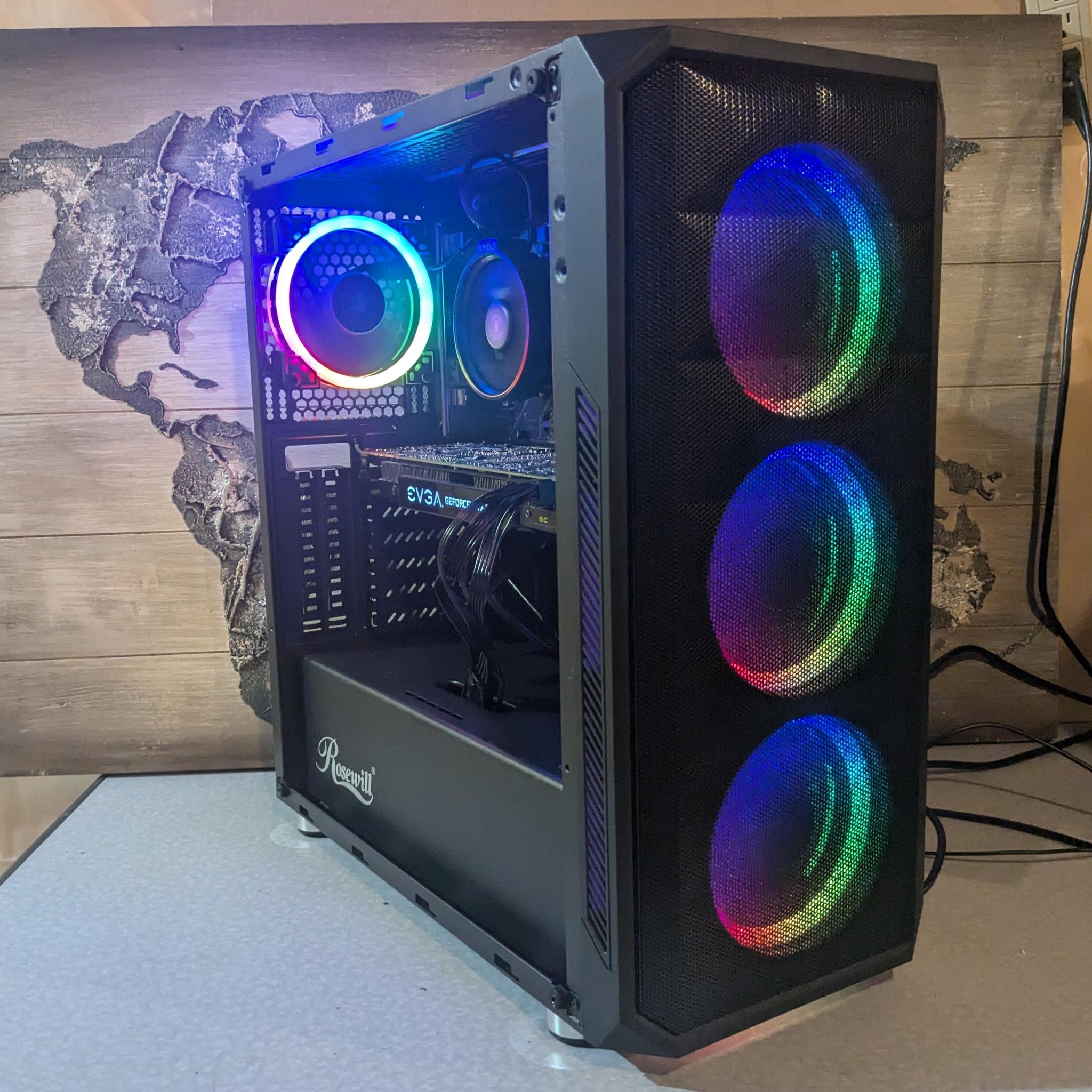 Gaming PC - Ryzen 5 3600, GTX 1070, 16GB / 1TB