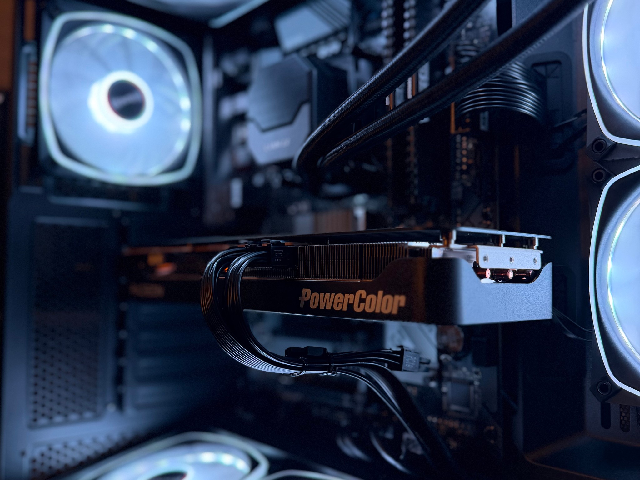 ❄️ GLACIER | RX 9070 GRE 12GB • Ryzen 7 5800X • 32GB • WiFi 6 • 360mm AIO
