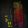 Ducky Keyboard, Black/Yellow, Plastic, Good Condition