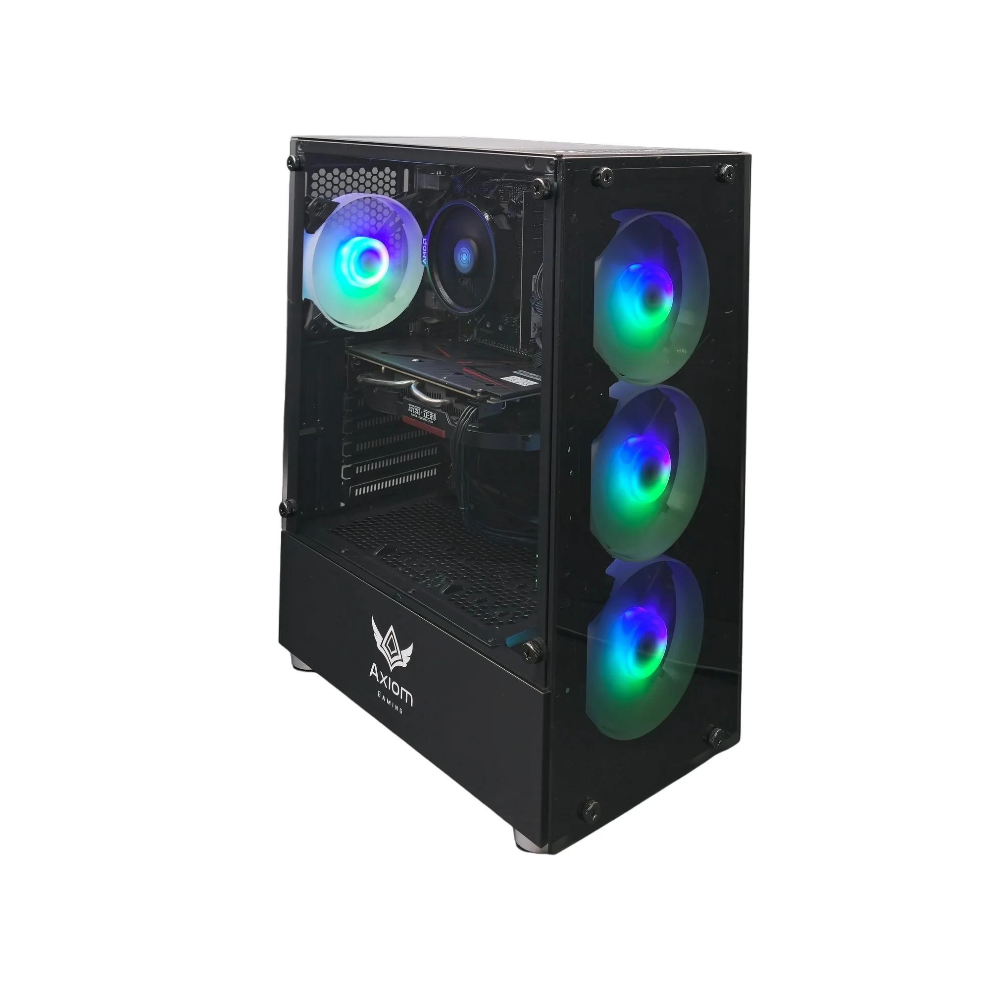 Axiom Gaming Black PC –  Specter | Ryzen 5 2400G | GTX 1050 Ti | 16GB RAM | 512GB SSD | Win 11