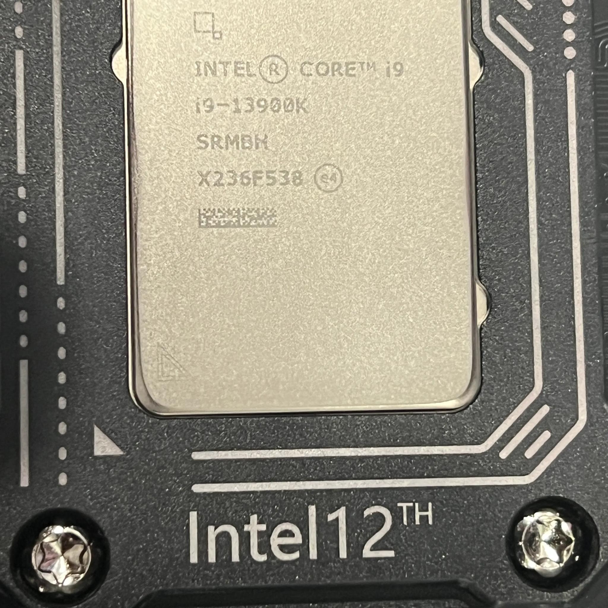 INTEL CORE I9-13900K W/ MSI MPG Z790 CARBON WIFI and INTEL CONTACT FRAME