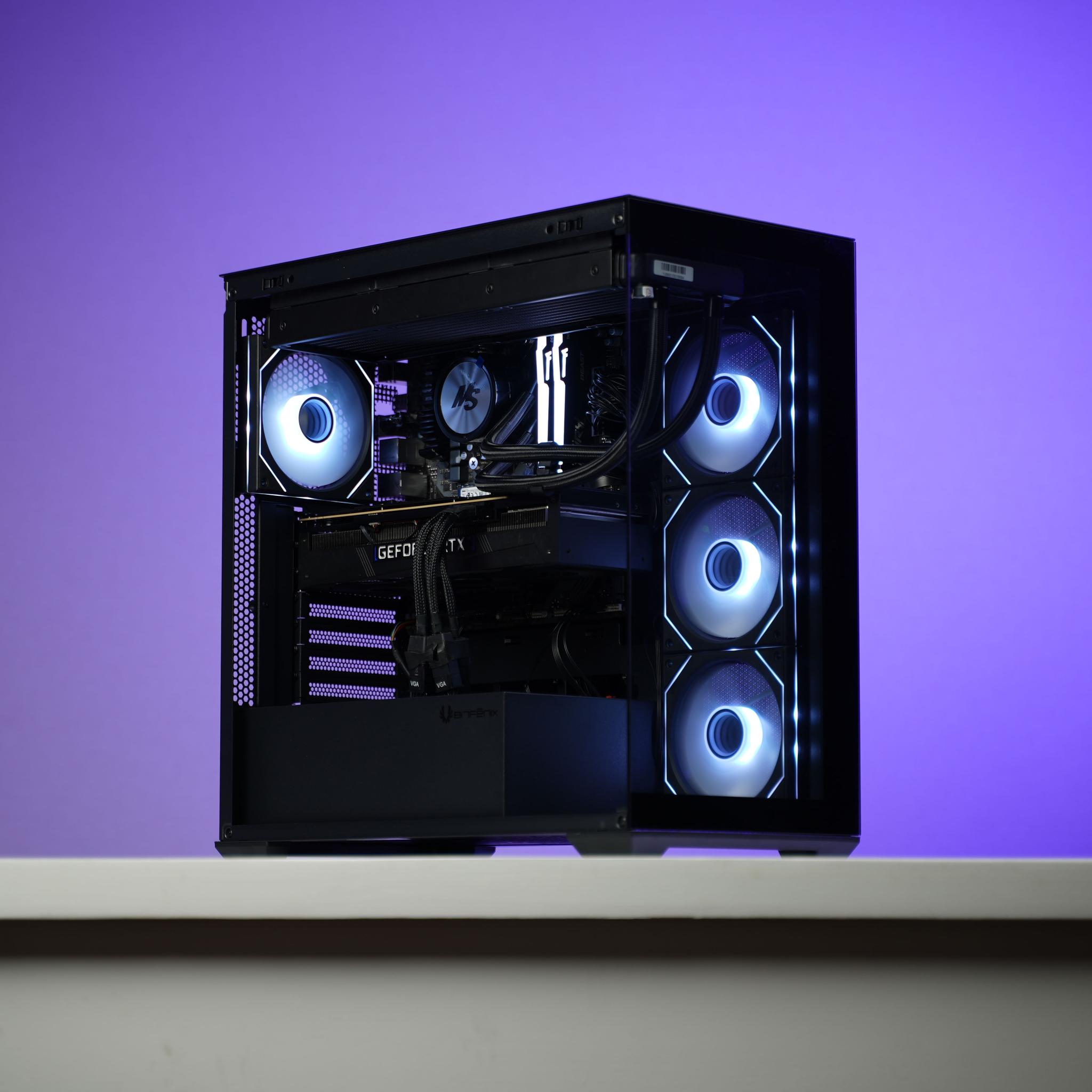 “NOIRFORM 2” RTX 4080 Super Ryzen 7 9700X 32GB 2TB Windows 11 Pro Workstation Gaming PC
