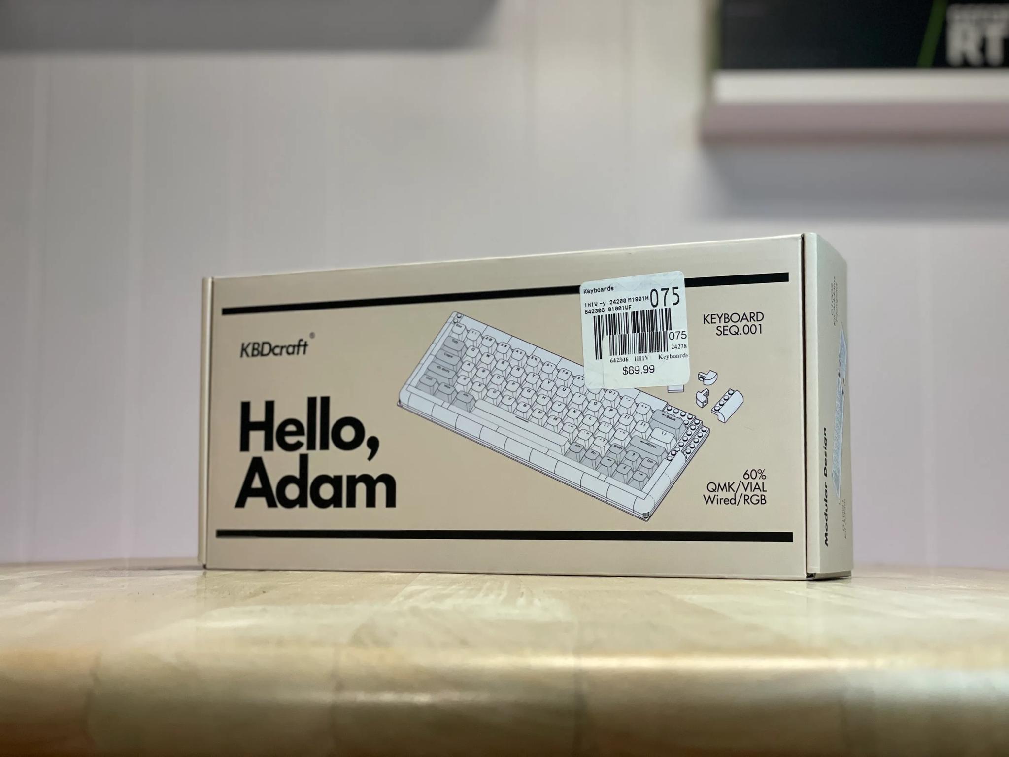 Brand New Sealed! KBD CRAFT Adam 60% Full Keyboard kit (White)