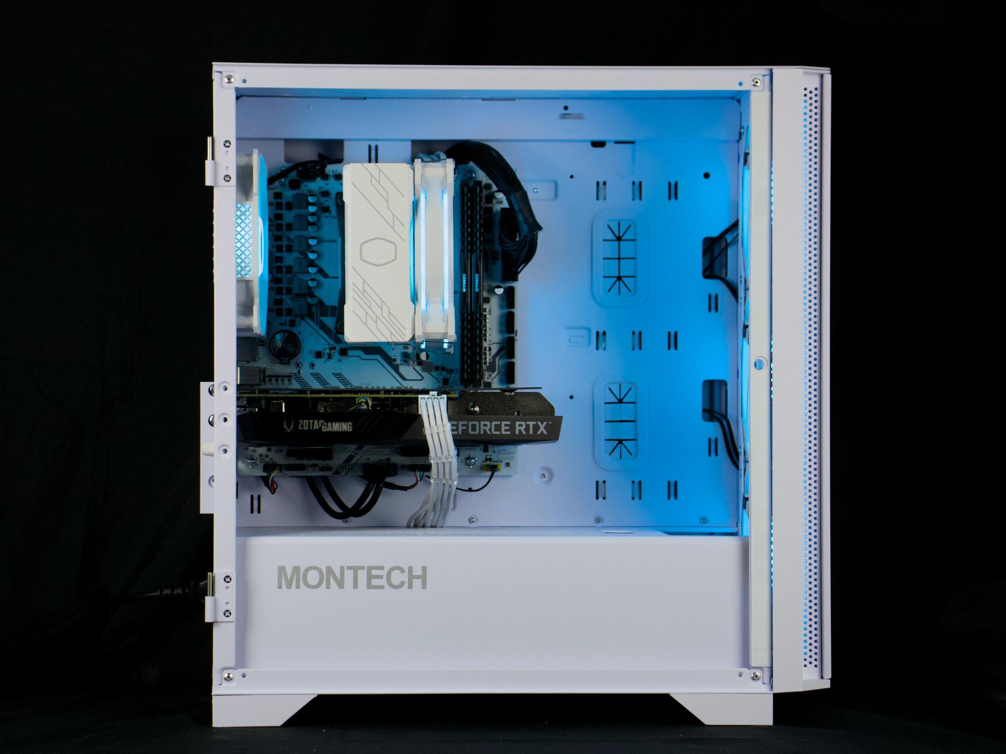 🧊❄️🧊 White Gaming PC – RTX 3060 12G , Ryzen 5 3600, 16GB RAM, 500GB SSD - WiFi, BlueTooth 🧊❄️🧊