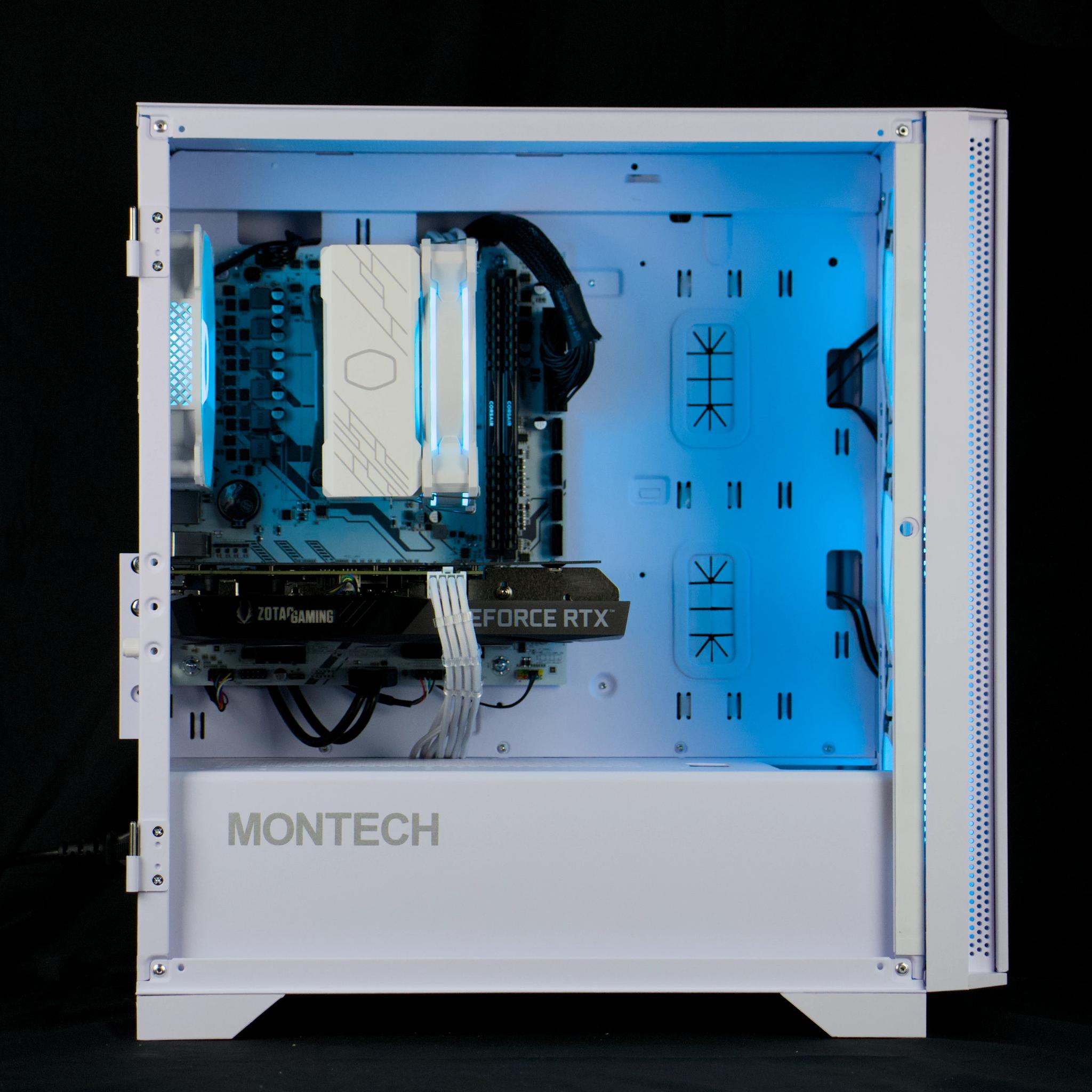 🧊❄️🧊 White Gaming PC – RTX 3060 12G , Ryzen 5 3600, 16GB RAM, 500GB SSD - WiFi, BlueTooth 🧊❄️🧊