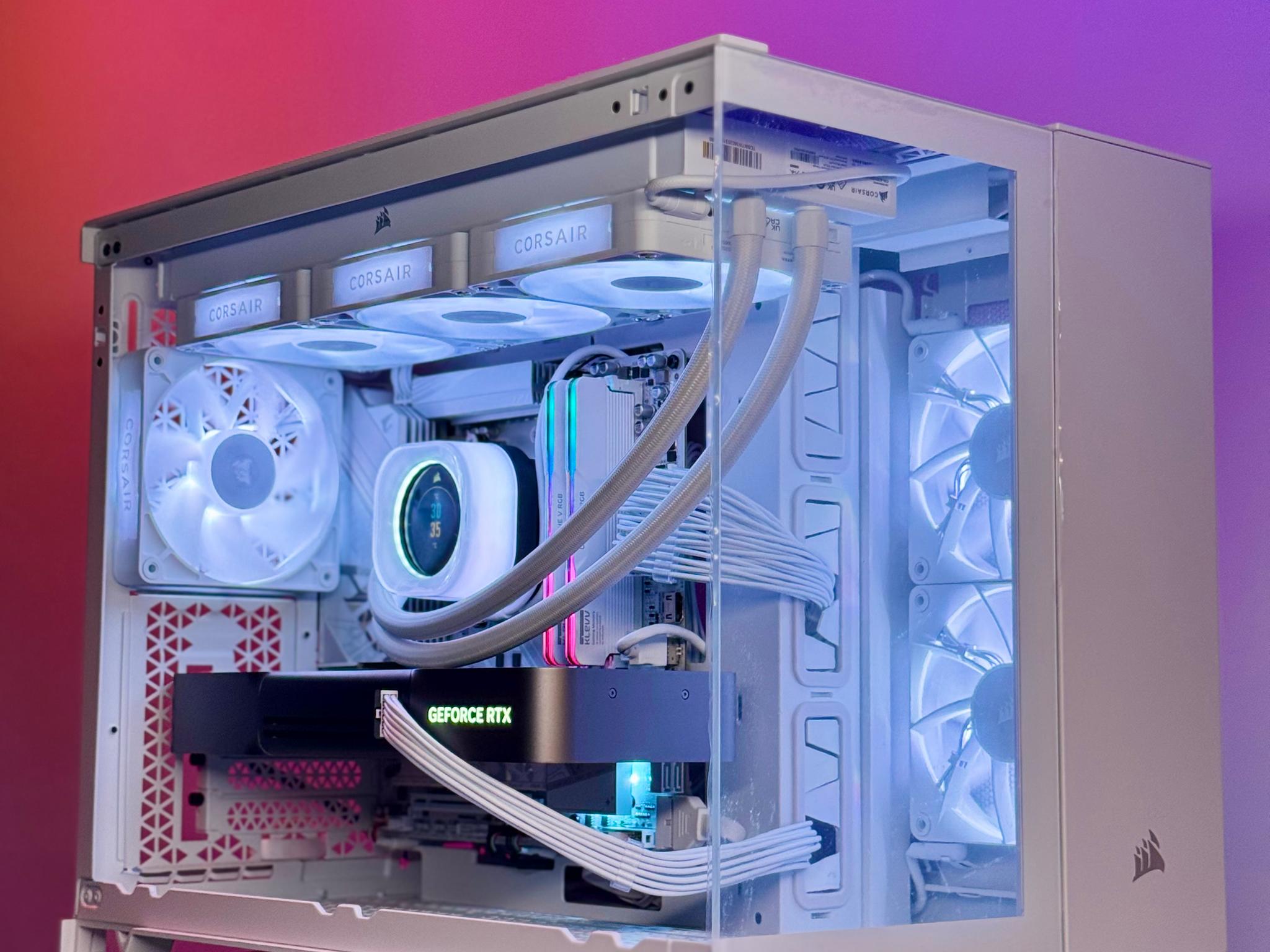 Almost Heaven III 🪽🪽 🪽 5080 FE ☀️ 9800X3D 🌙 32GB RAM DDR5 6000 CL28 ✨ 2TB SSD 📖 White Build