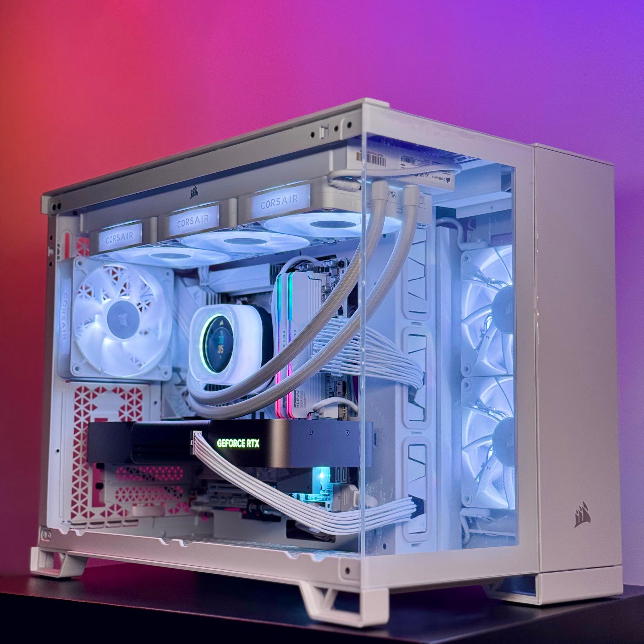 Almost Heaven III 🪽🪽 🪽 5080 FE ☀️ 9800X3D 🌙 32GB RAM DDR5 6000 CL28 ✨ 2TB SSD 📖 White Build