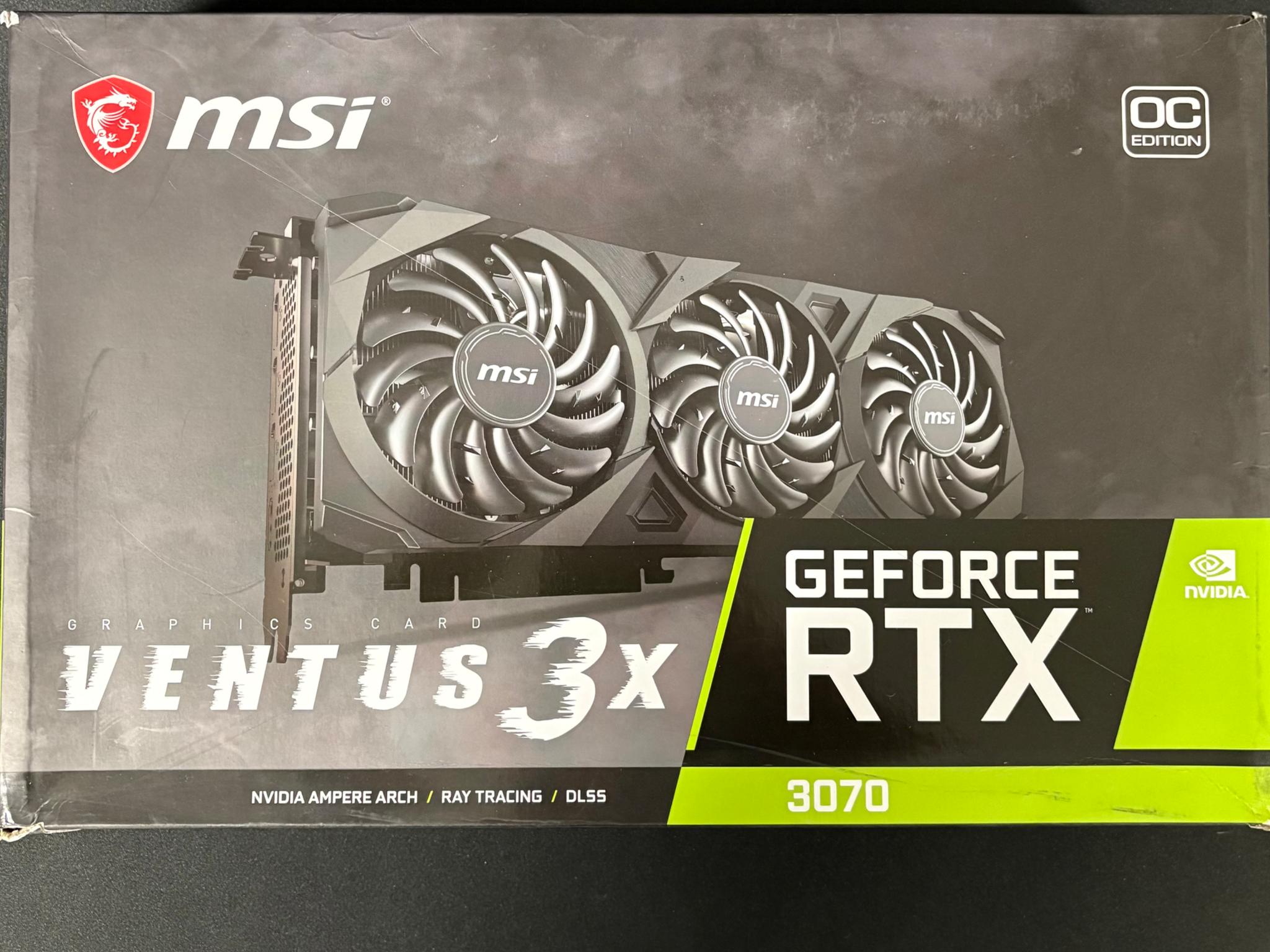 MSI RTX 3070 VENTUS 3X
