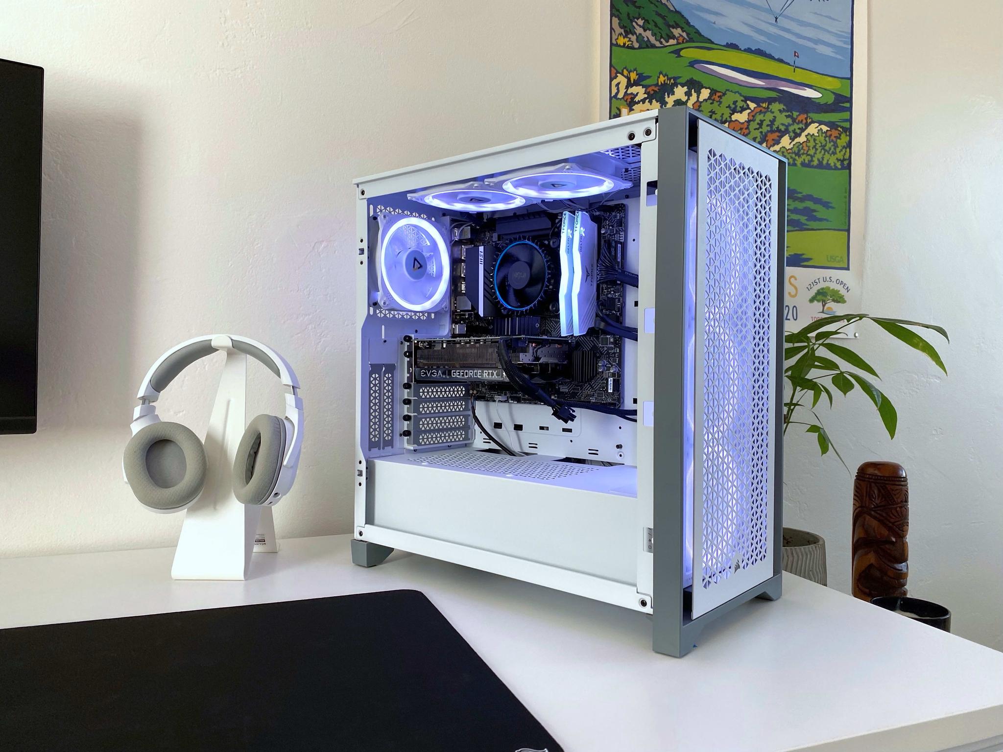 Forge Gladiator White Custom New Gaming PC // GTX 2060 // Intel 12100F // 16G DDR4 3200 // 1 TB NVME