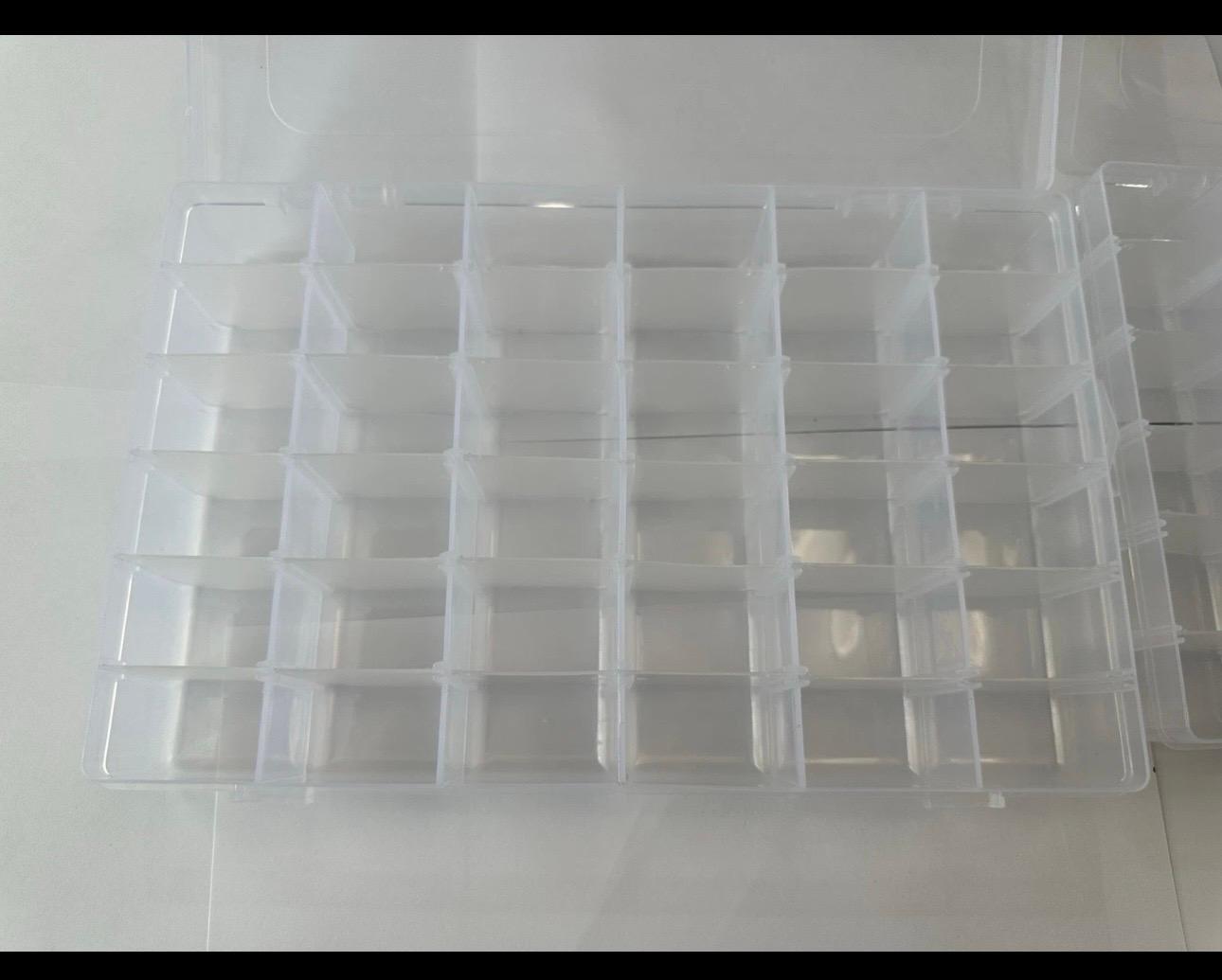 Computer PC Organizer 2 Set 36 Compartment Customizable Case Screw / Fittings