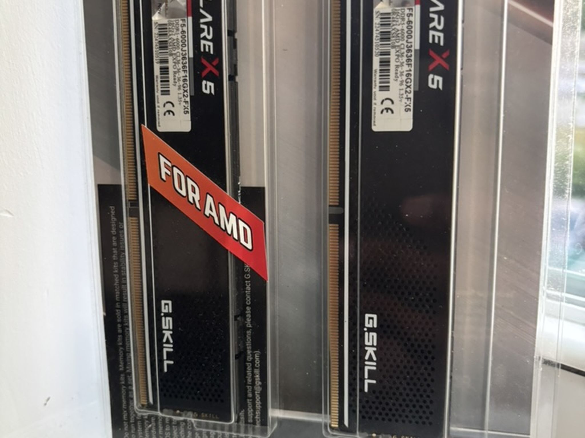 G.Skill Flare X5 32 GB (2 x 16 GB) DDR5-6000 CL36 Memory